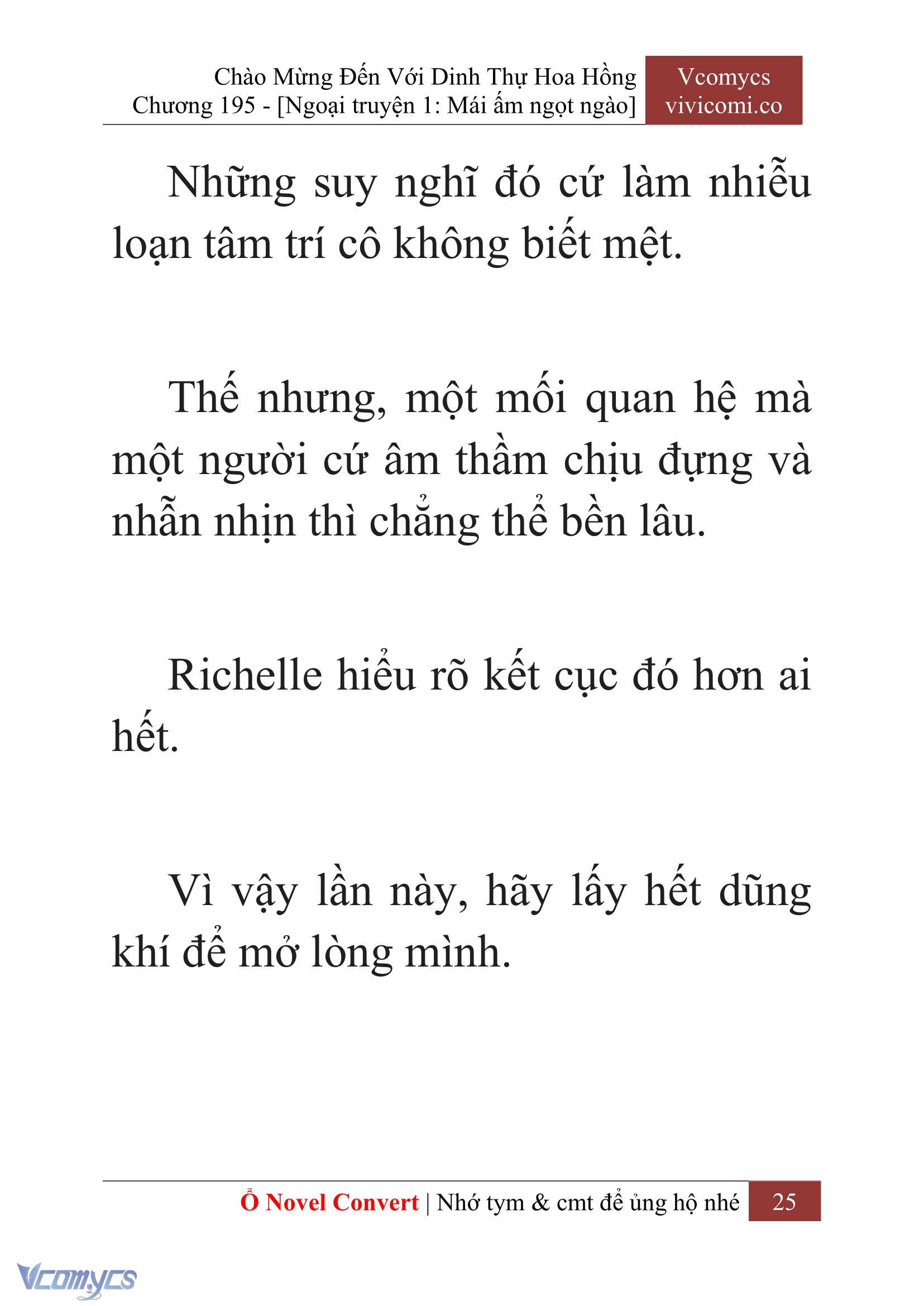 [Novel] Chào Mừng Đến Với Dinh Thự Hoa Hồng Chap 195 - Trang 2
