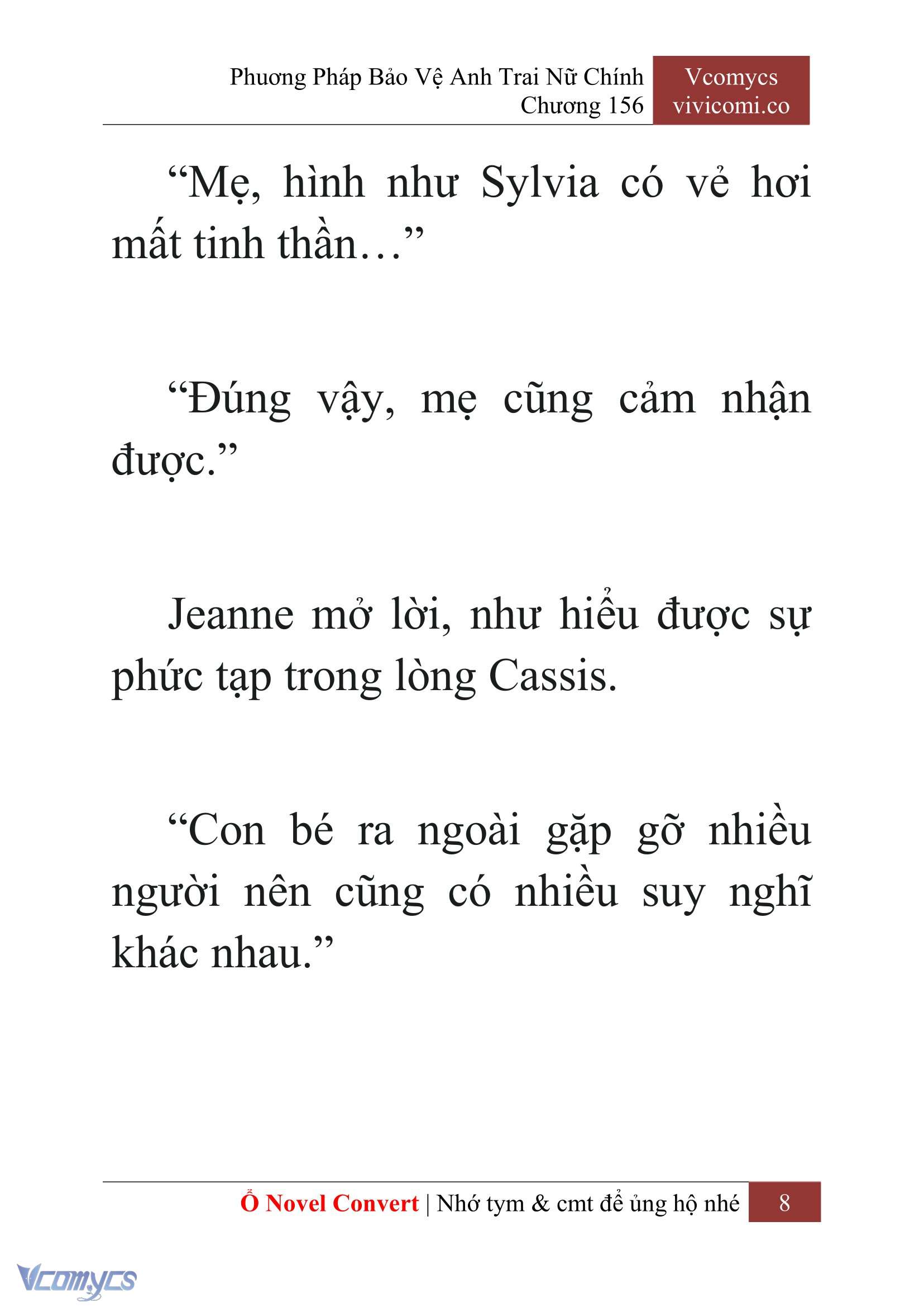 [Novel] Phương Pháp Bảo Vệ Anh Trai Nữ Chính Chap 156 - Trang 2