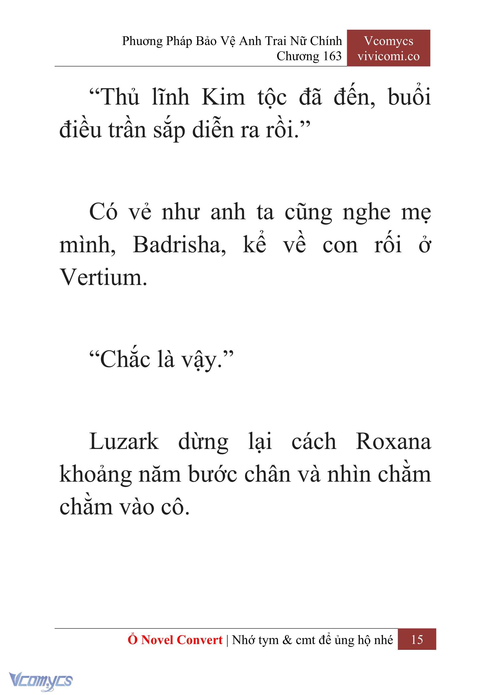 [Novel] Phương Pháp Bảo Vệ Anh Trai Nữ Chính Chap 163 - Trang 2