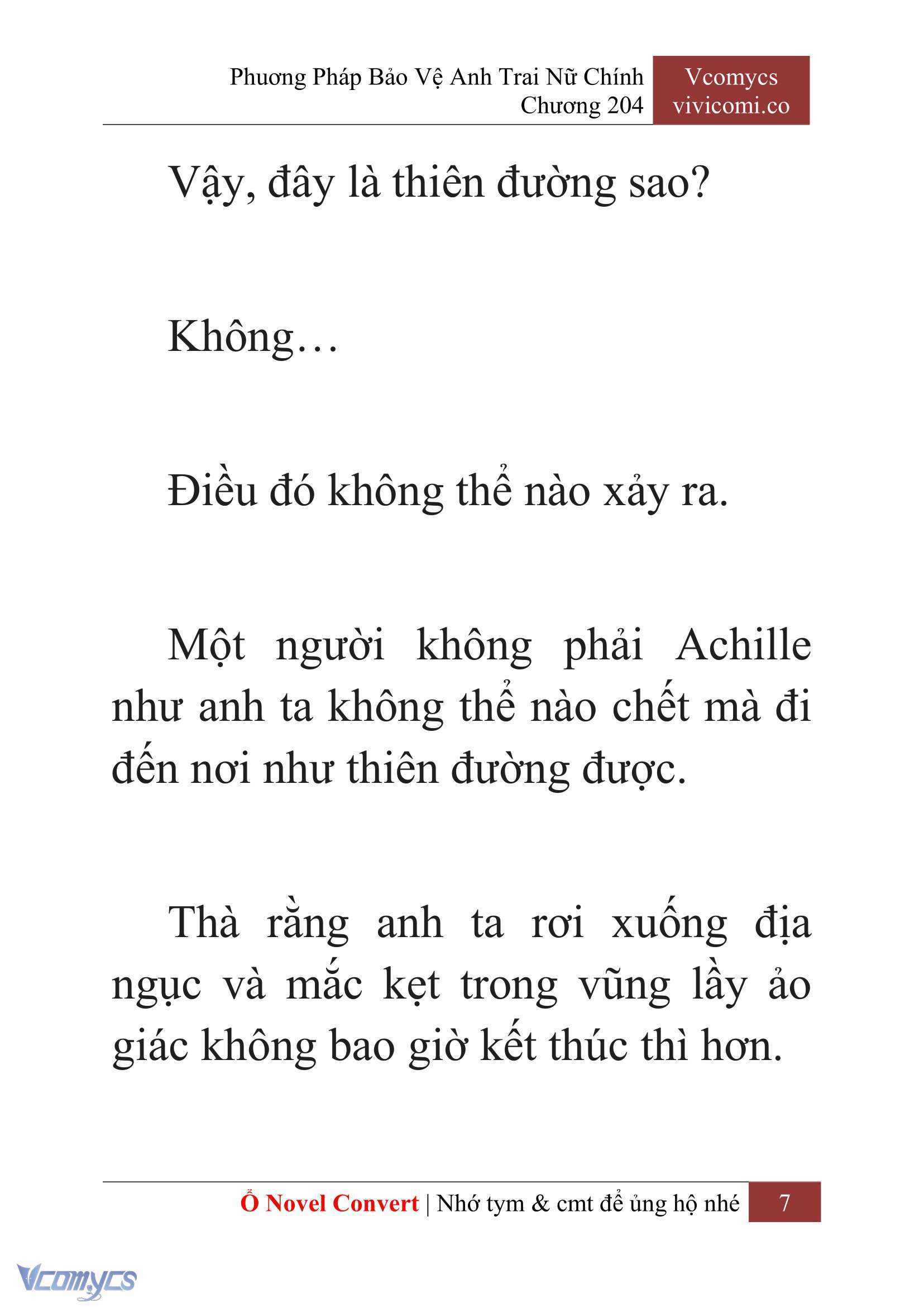 [Novel] Phương Pháp Bảo Vệ Anh Trai Nữ Chính Chap 204 - Trang 2