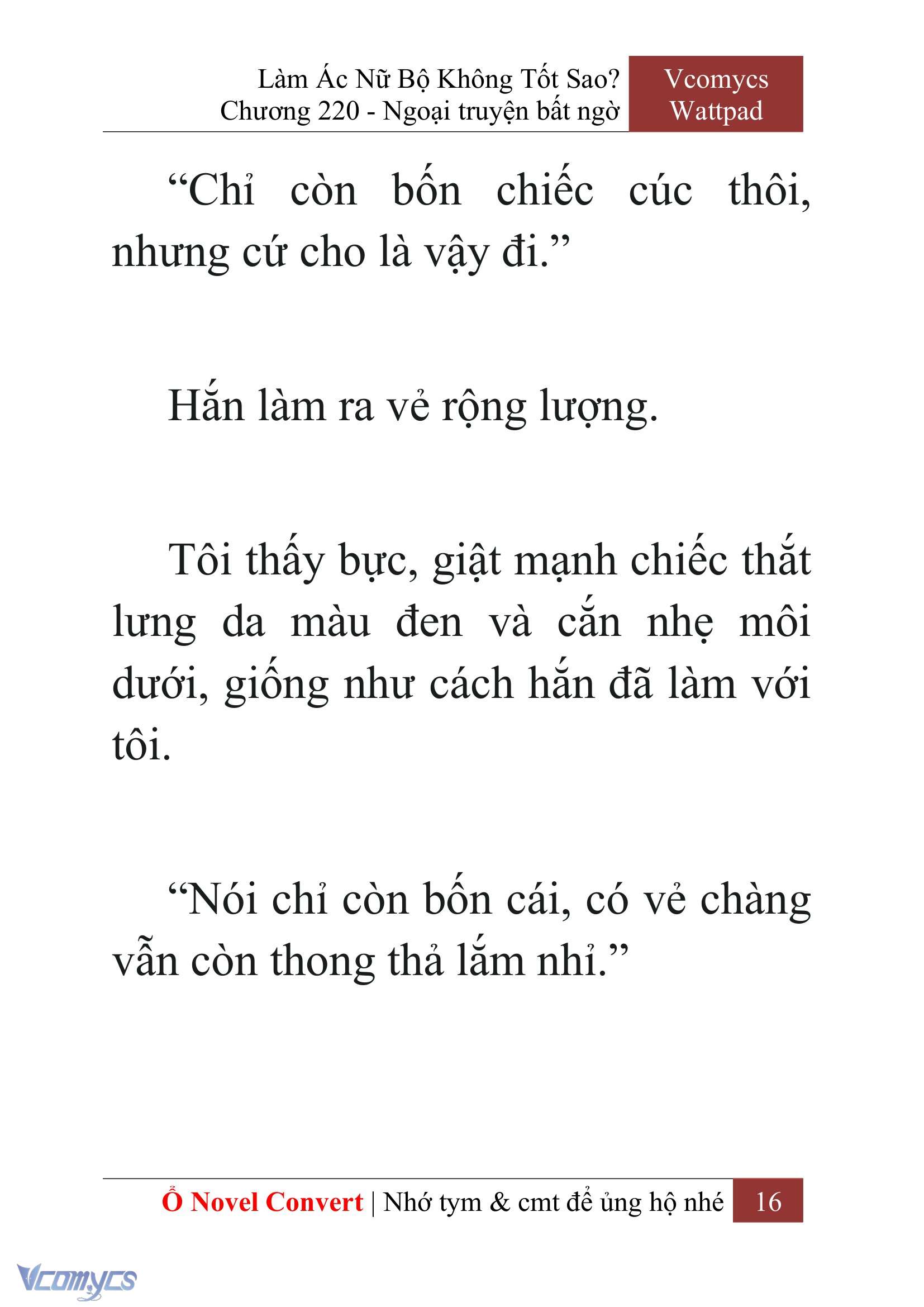 [Novel] Làm Ác Nữ Bộ Không Tốt Sao? Chap 220 - Trang 2