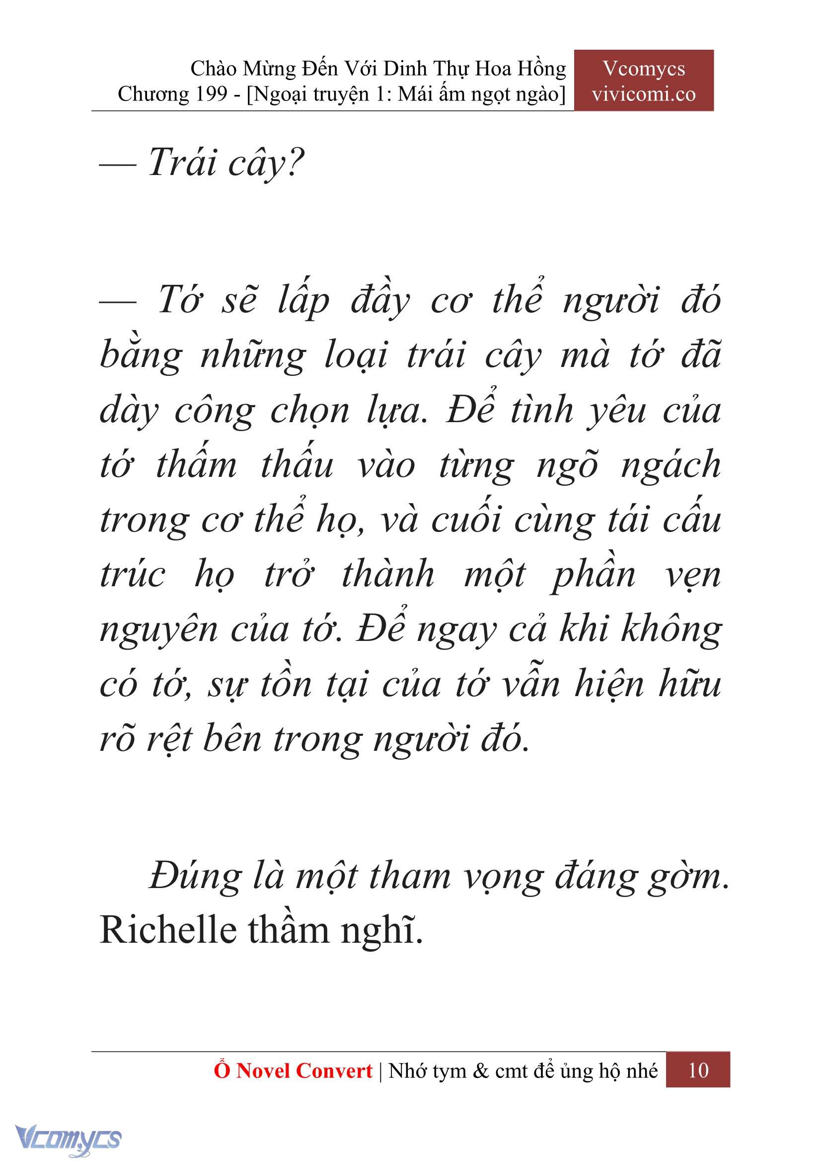 [Novel] Chào Mừng Đến Với Dinh Thự Hoa Hồng Chap 199 - Trang 2
