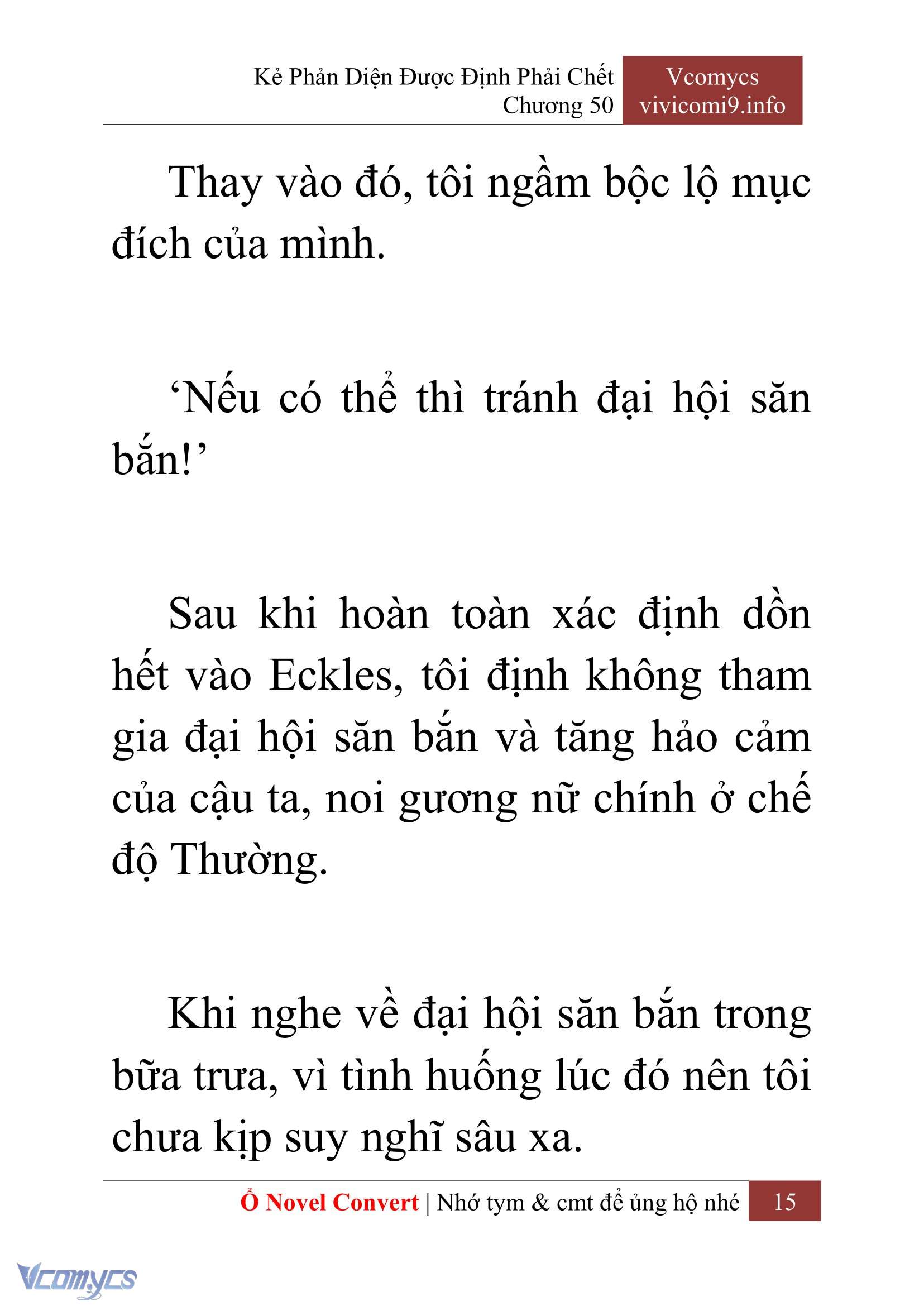 [Novel] Kẻ Phản Diện Được Định Phải Chết Chap 50 - Trang 2