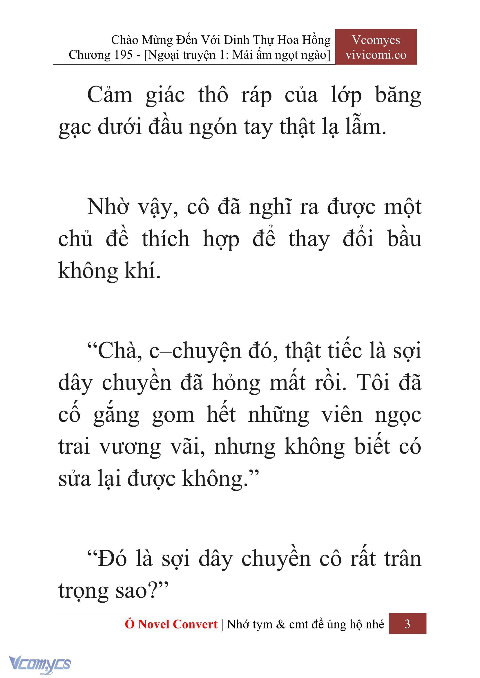 [Novel] Chào Mừng Đến Với Dinh Thự Hoa Hồng Chap 195 - Trang 2