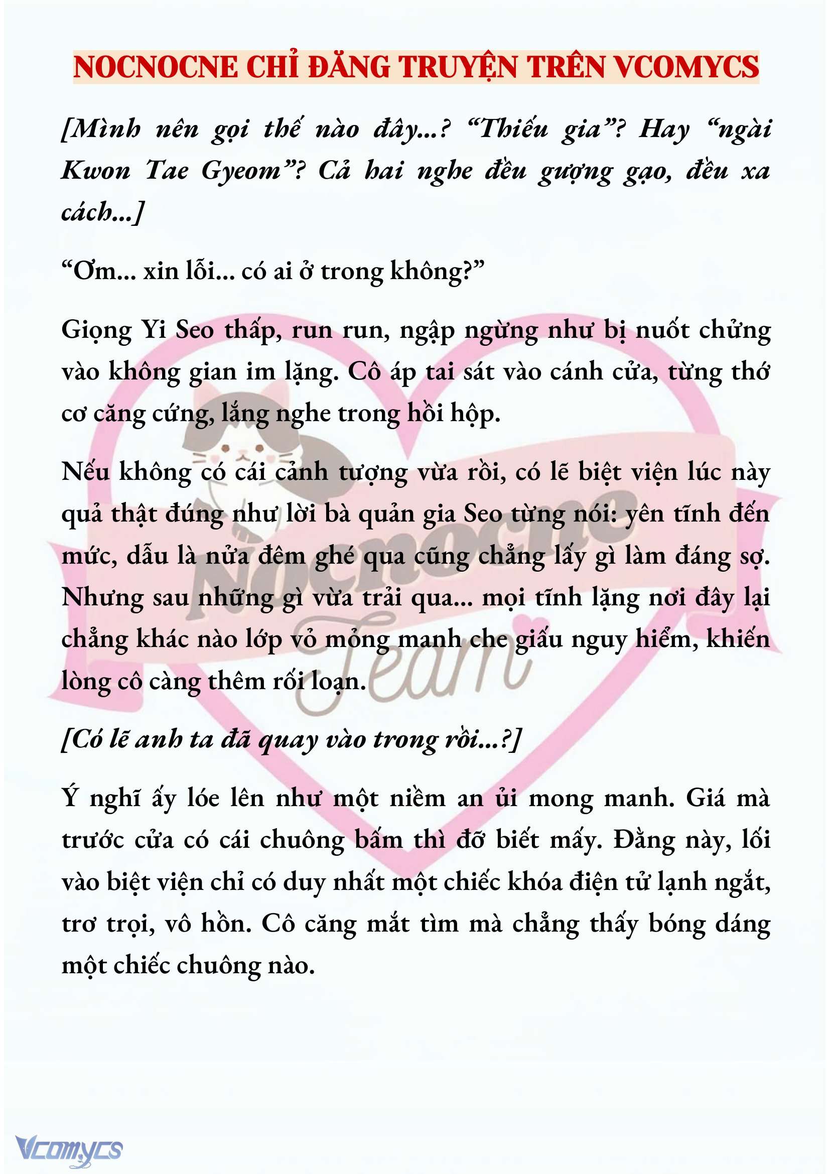 [NOVEL] NGỌN ĐÈN BIỆT VIỆN KHÔNG BAO GIỜ TẮT Chap 2 - Trang 2