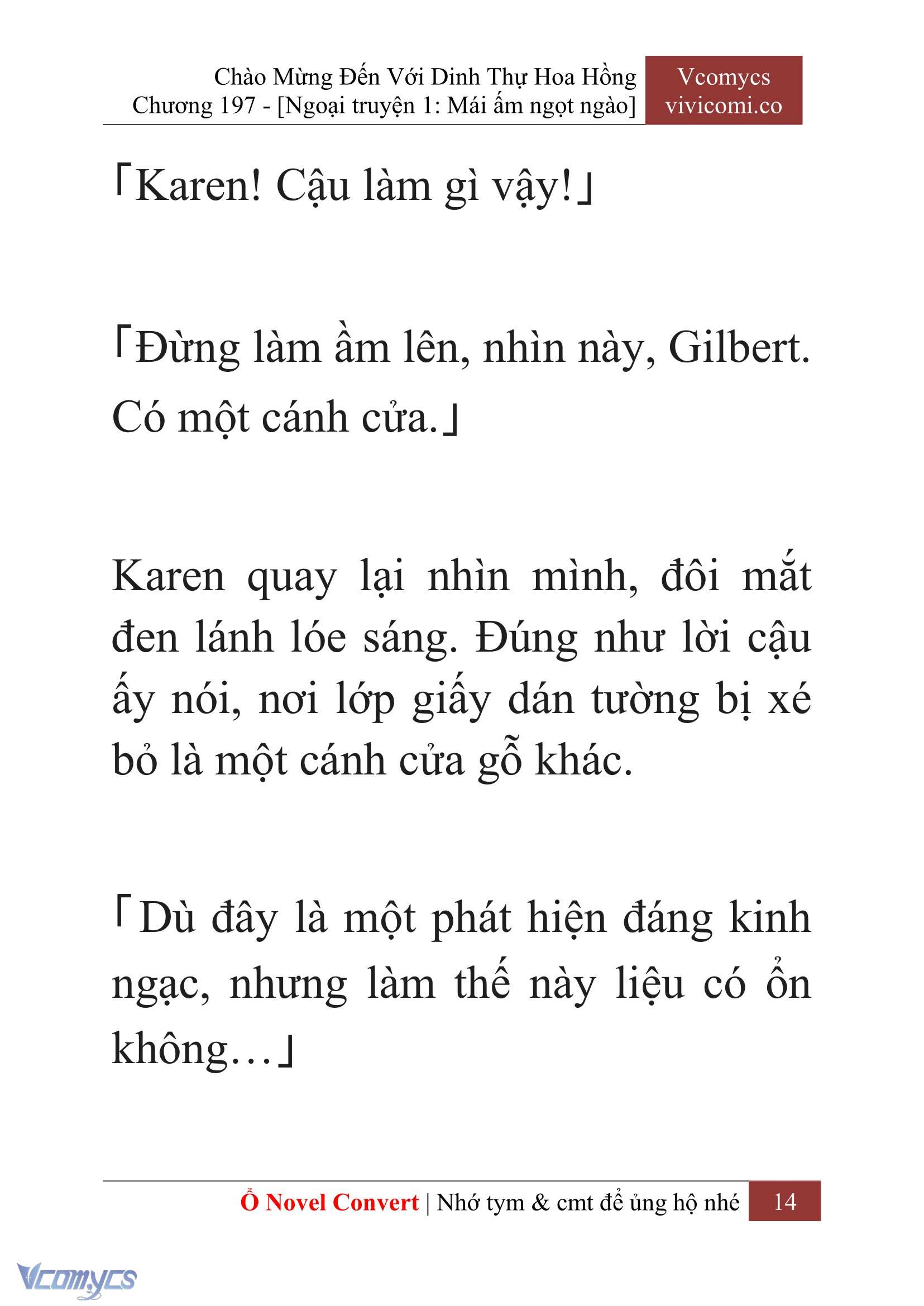 [Novel] Chào Mừng Đến Với Dinh Thự Hoa Hồng Chap 197 - Trang 2