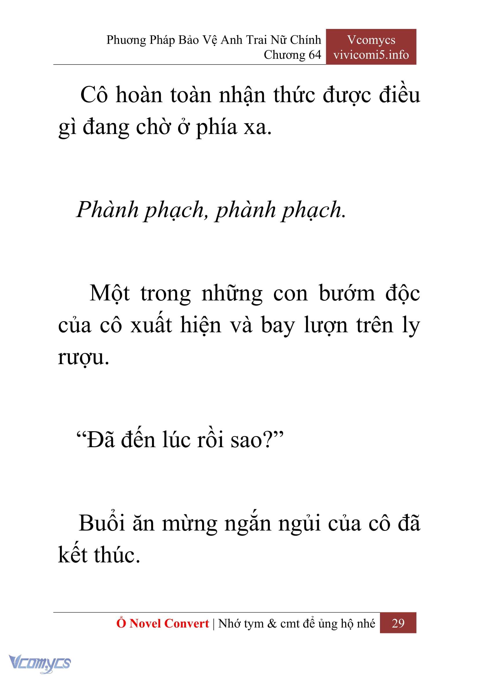 [Novel] Phương Pháp Bảo Vệ Anh Trai Nữ Chính Chap 64 - Trang 2