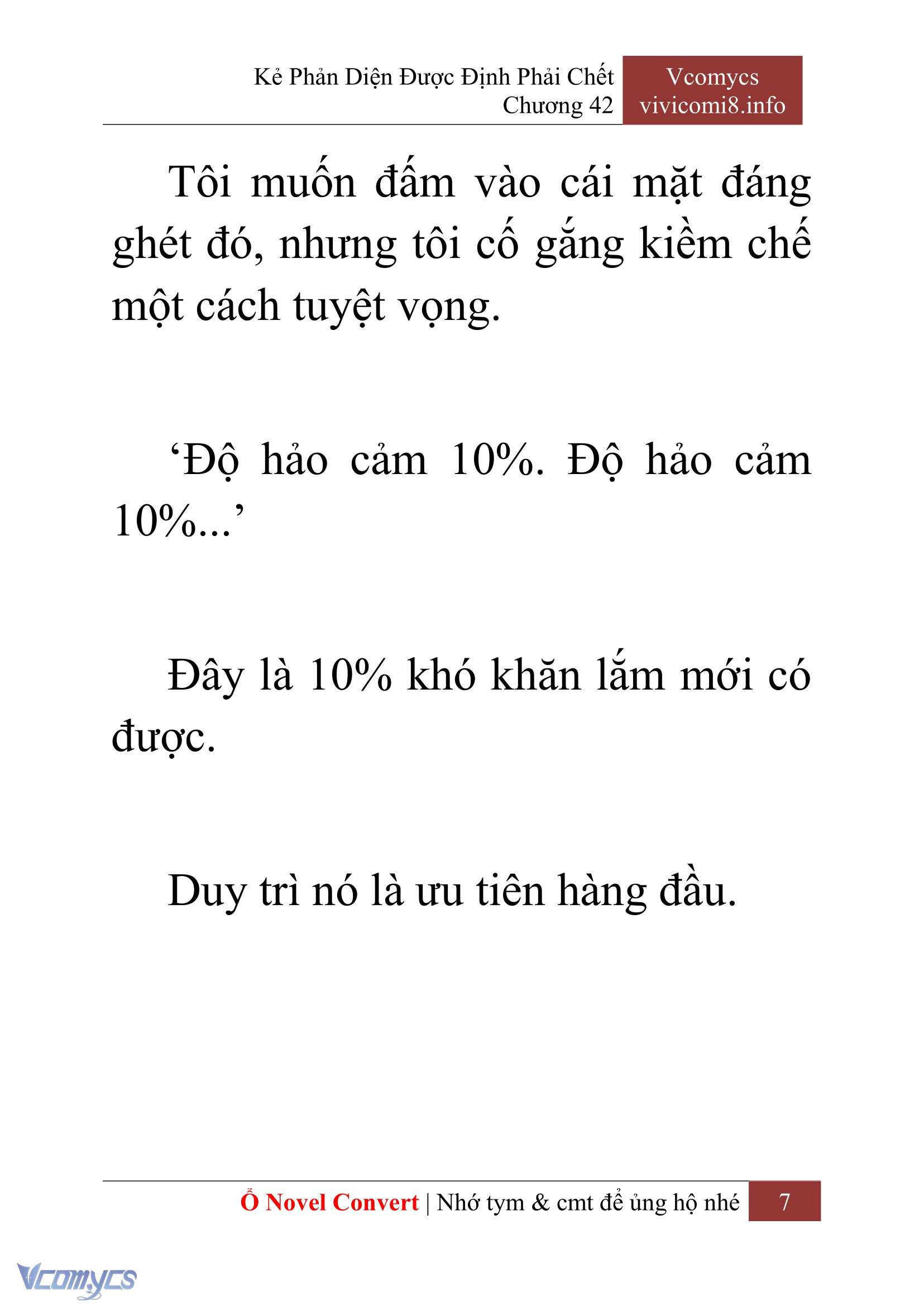 [Novel] Kẻ Phản Diện Được Định Phải Chết Chap 42 - Trang 2