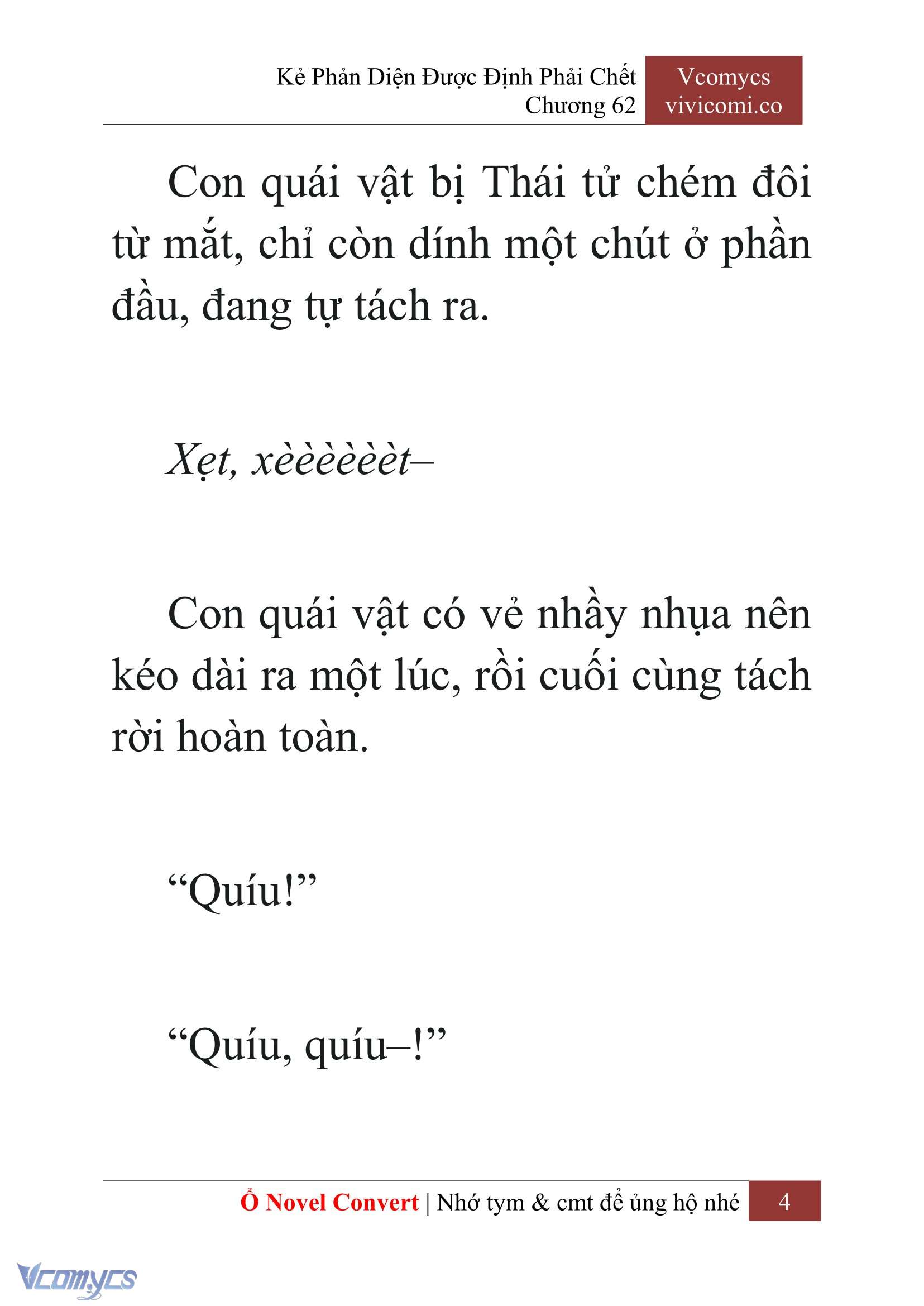[Novel] Kẻ Phản Diện Được Định Phải Chết Chap 62 - Trang 2