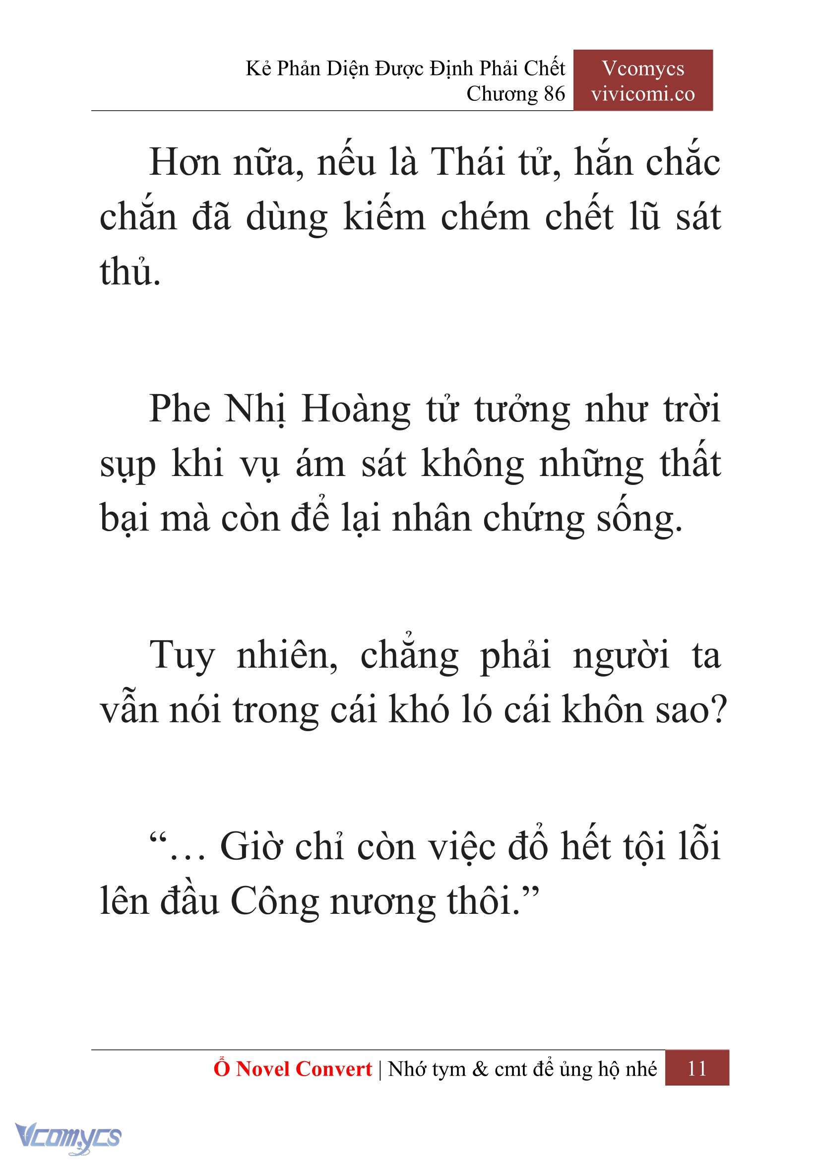 [Novel] Kẻ Phản Diện Được Định Phải Chết Chap 86 - Trang 2