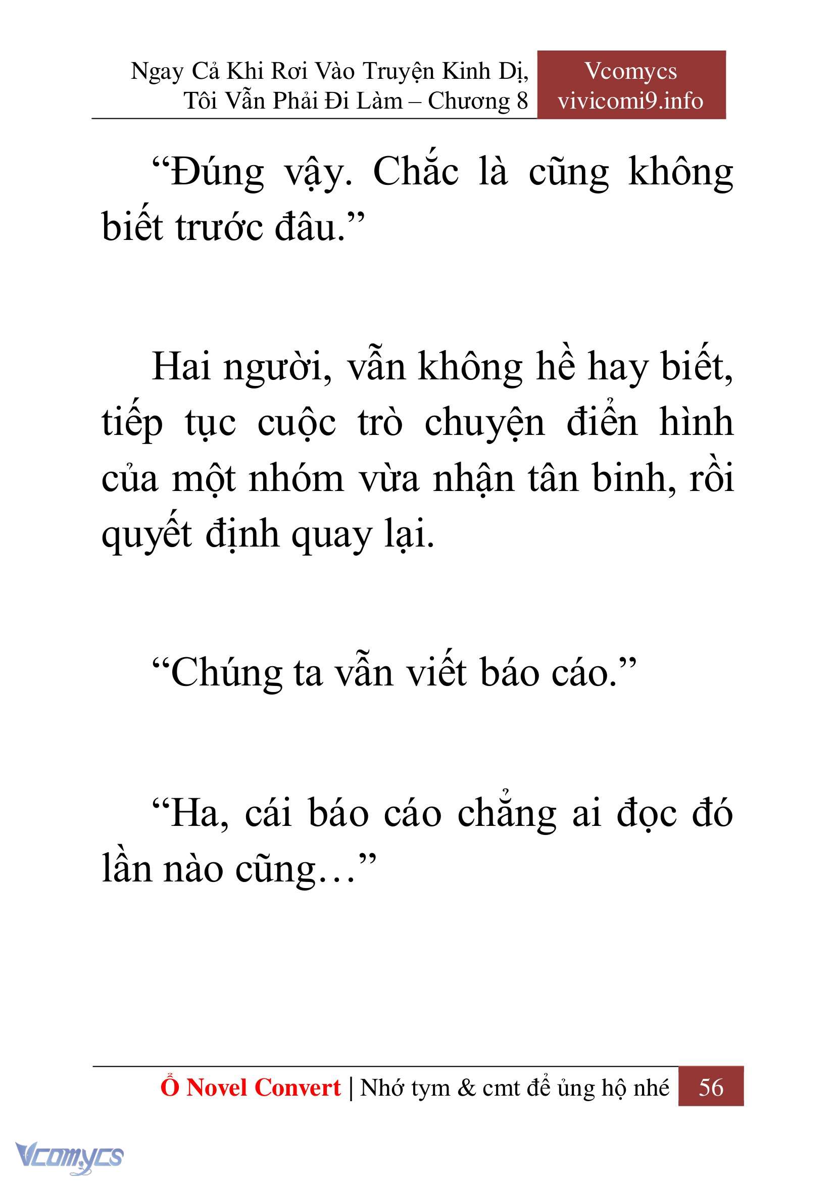 [Novel] Ngay Cả Khi Rơi Vào Truyện Kinh Dị, Tôi Vẫn Phải Đi Làm Chap 8 - Trang 2