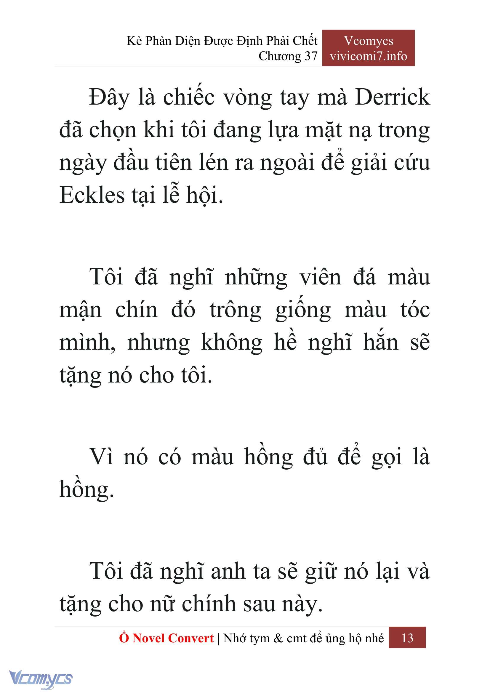 [Novel] Kẻ Phản Diện Được Định Phải Chết Chap 37 - Trang 2