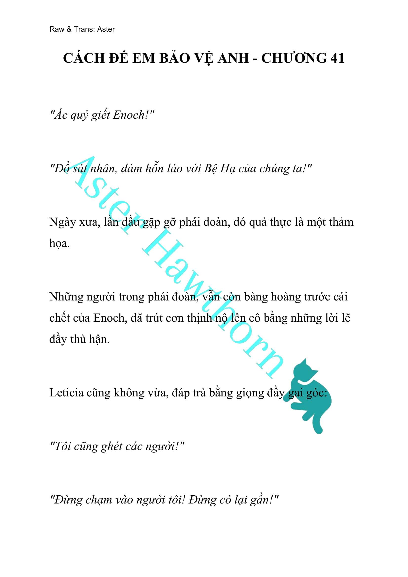 [NOVEL] Cách Để Em Bảo Vệ Anh Chap 41 - Trang 2