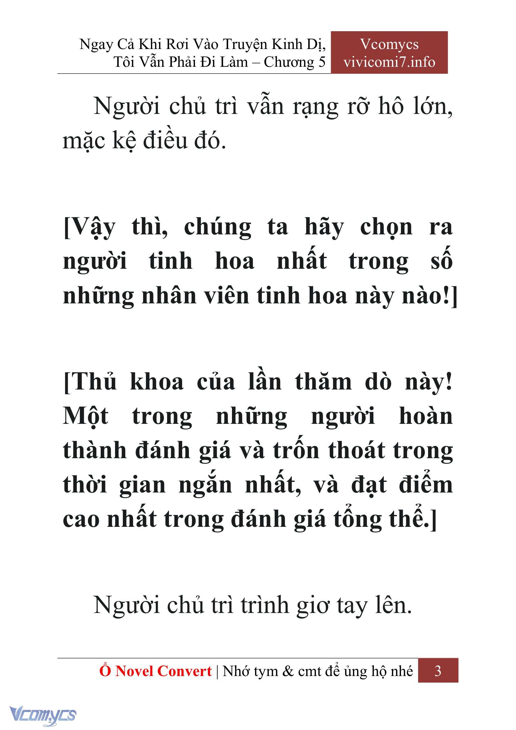 [Novel] Ngay Cả Khi Rơi Vào Truyện Kinh Dị, Tôi Vẫn Phải Đi Làm Chap 5 - Trang 2