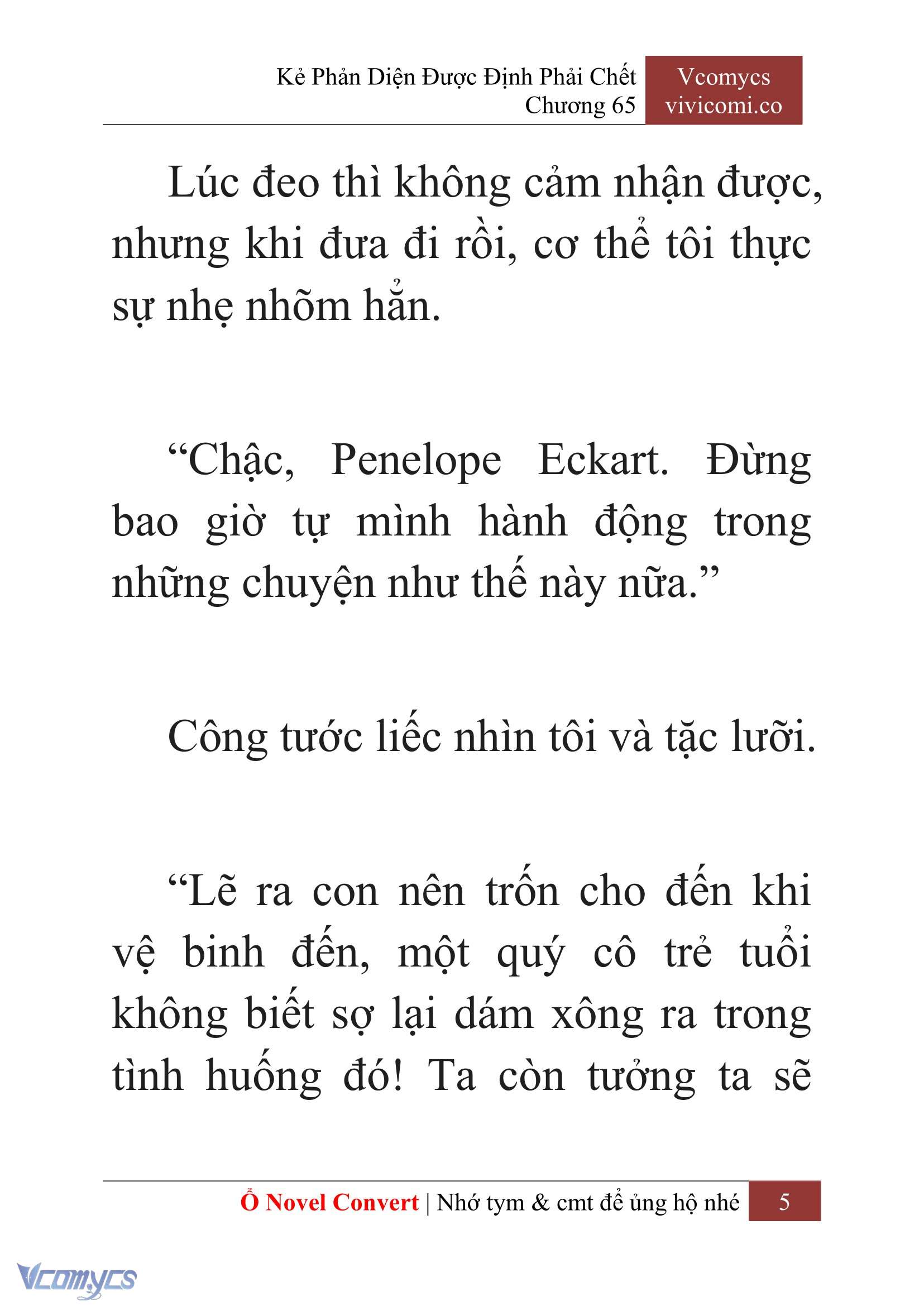 [Novel] Kẻ Phản Diện Được Định Phải Chết Chap 65 - Next Chap 66