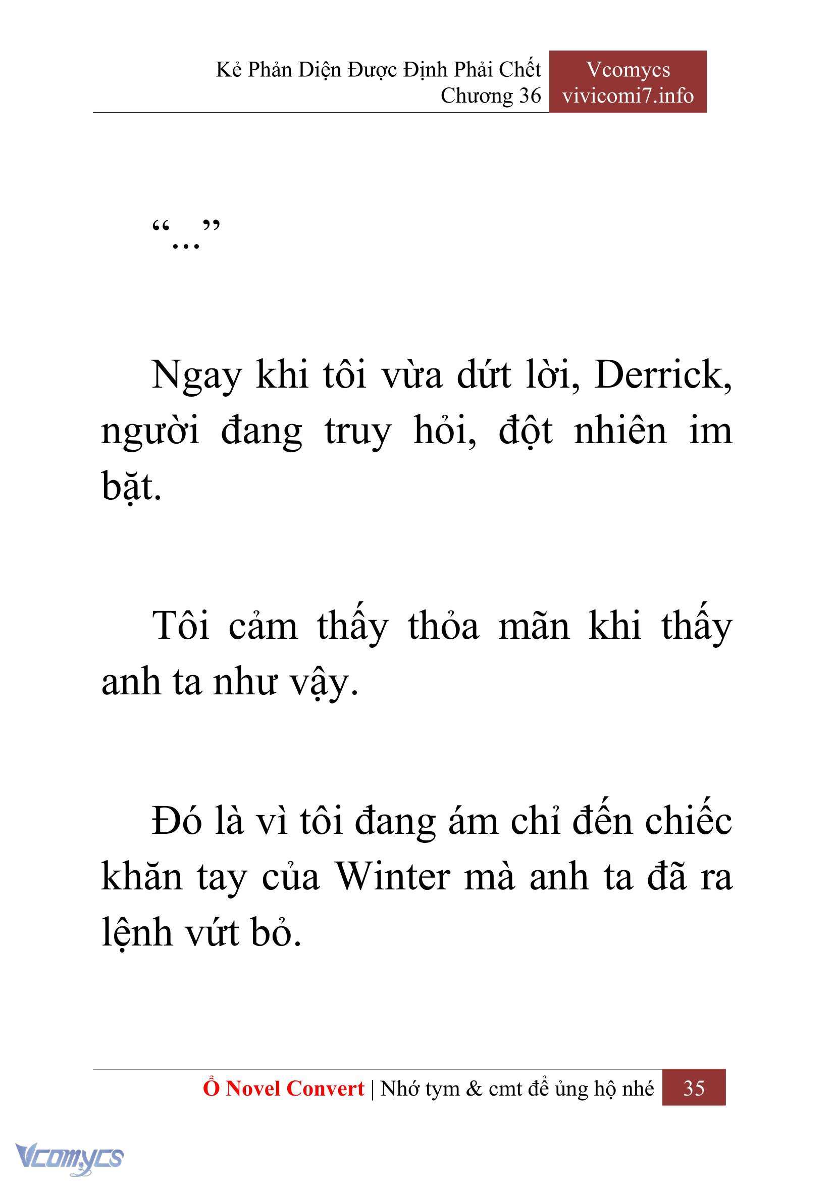 [Novel] Kẻ Phản Diện Được Định Phải Chết Chap 36 - Trang 2