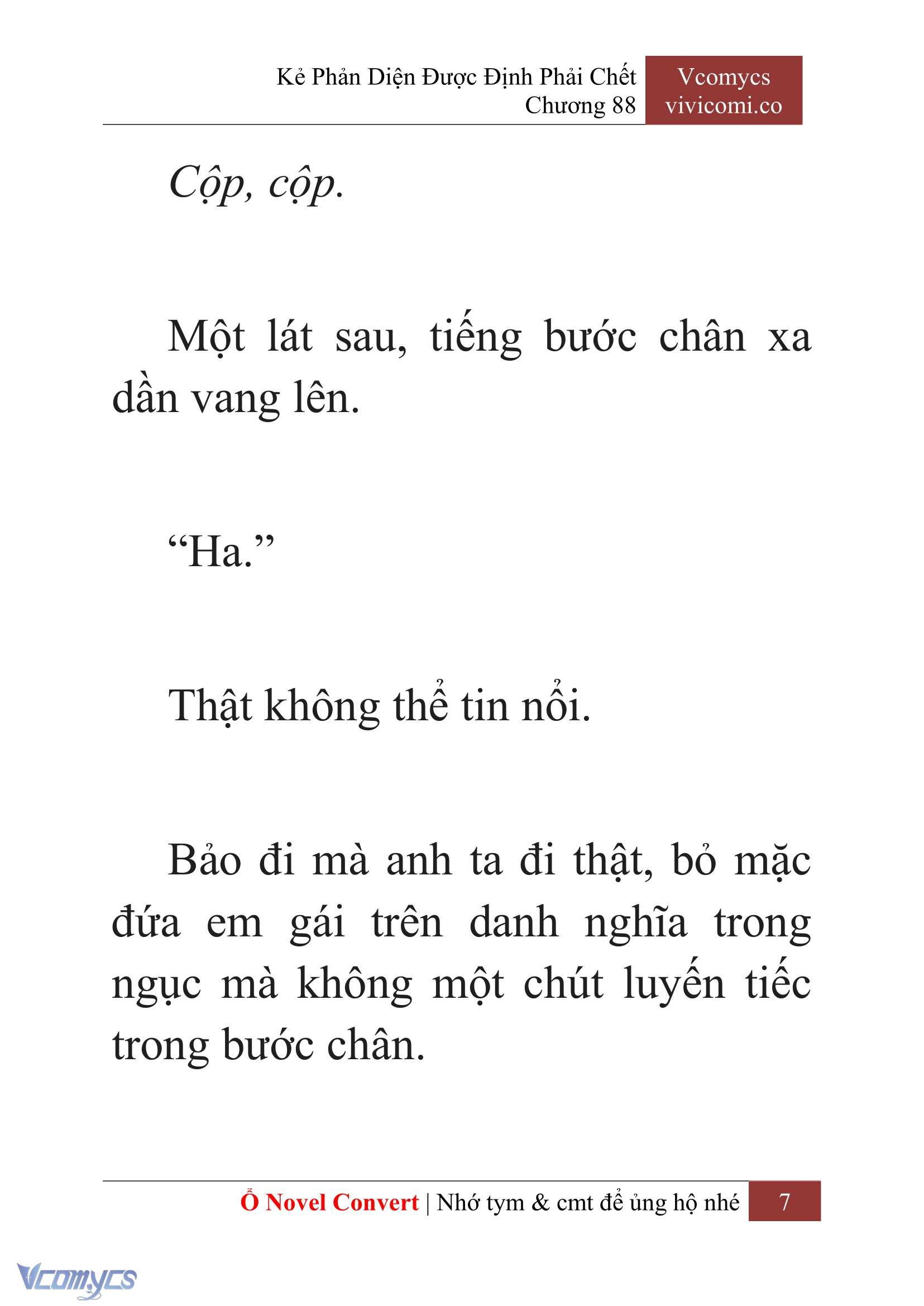 [Novel] Kẻ Phản Diện Được Định Phải Chết Chap 88 - Trang 2