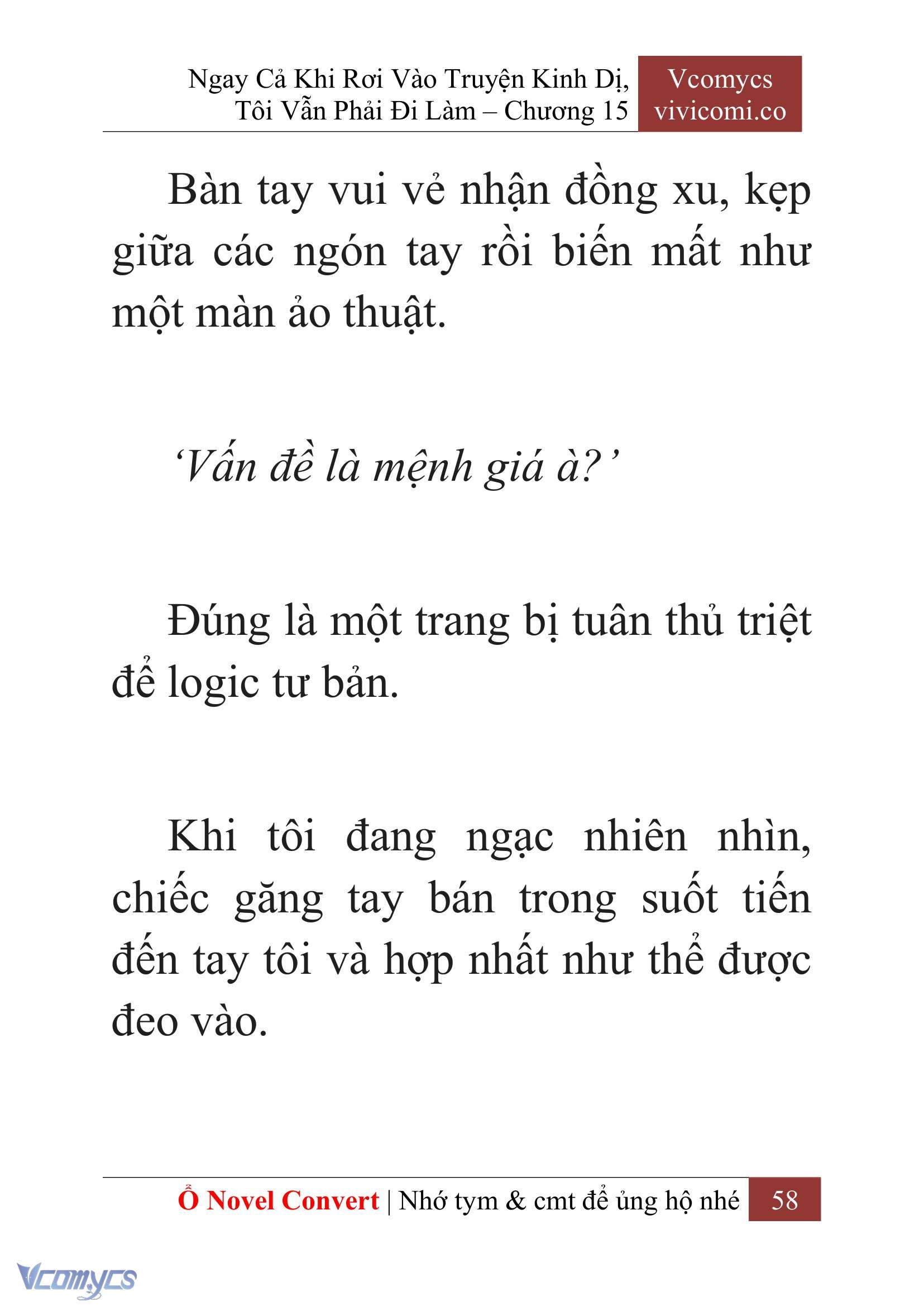 [Novel] Ngay Cả Khi Rơi Vào Truyện Kinh Dị, Tôi Vẫn Phải Đi Làm Chap 15 - Trang 2