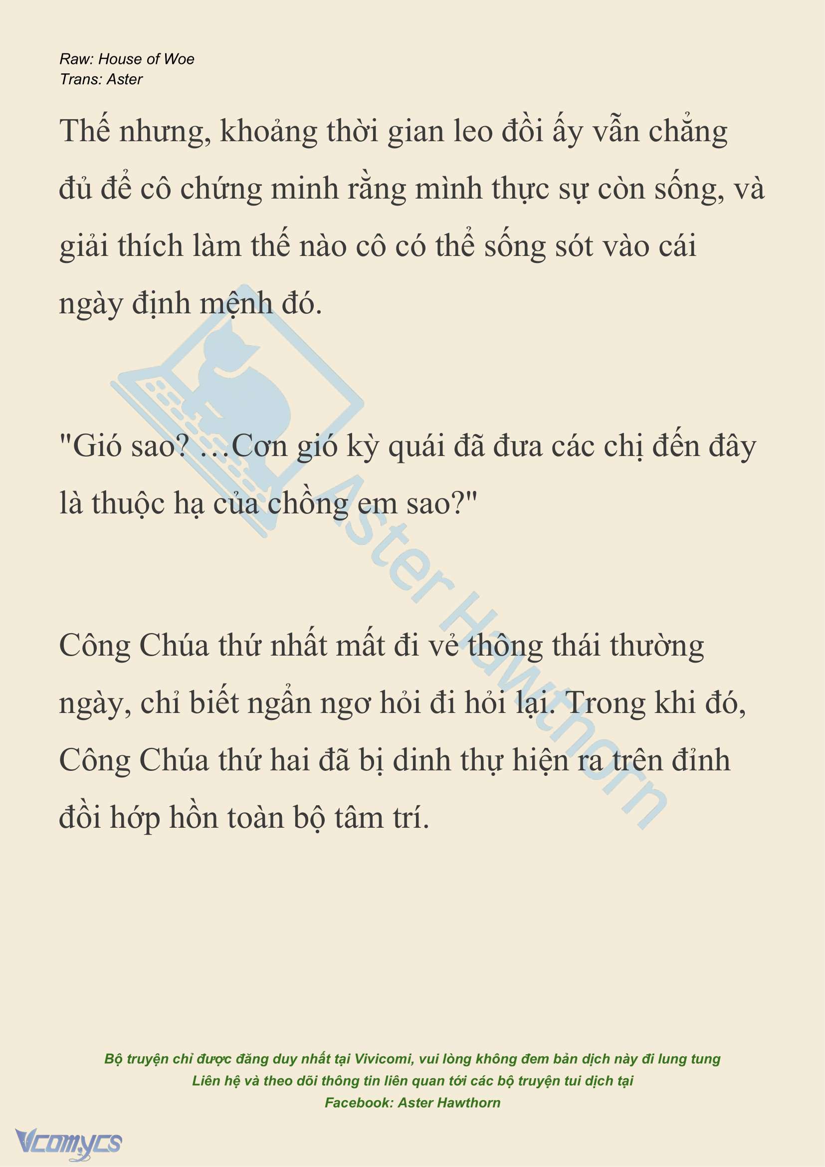 [NOVEL] Dành Cho Các Nữ Thần: Dành cho Psyche Chap 31 - Trang 2