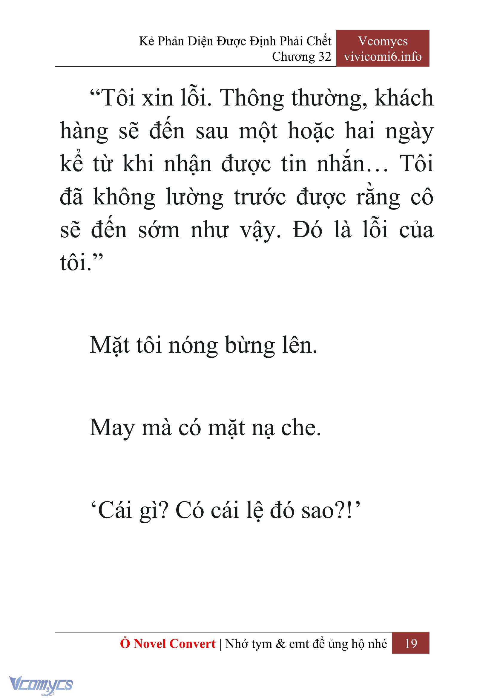 [Novel] Kẻ Phản Diện Được Định Phải Chết Chap 32 - Trang 2