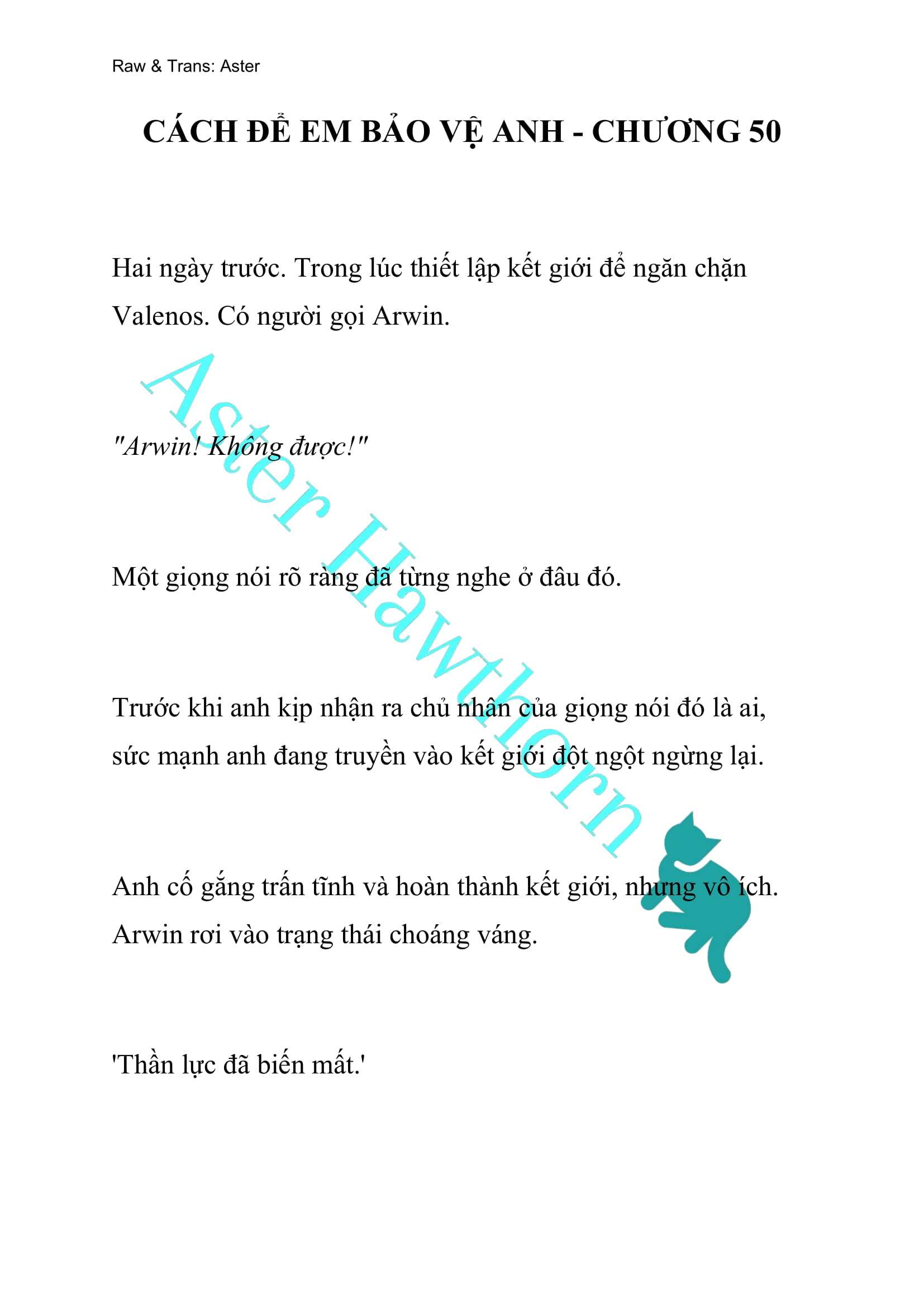 [NOVEL] Cách Để Em Bảo Vệ Anh Chap 50 - Trang 2