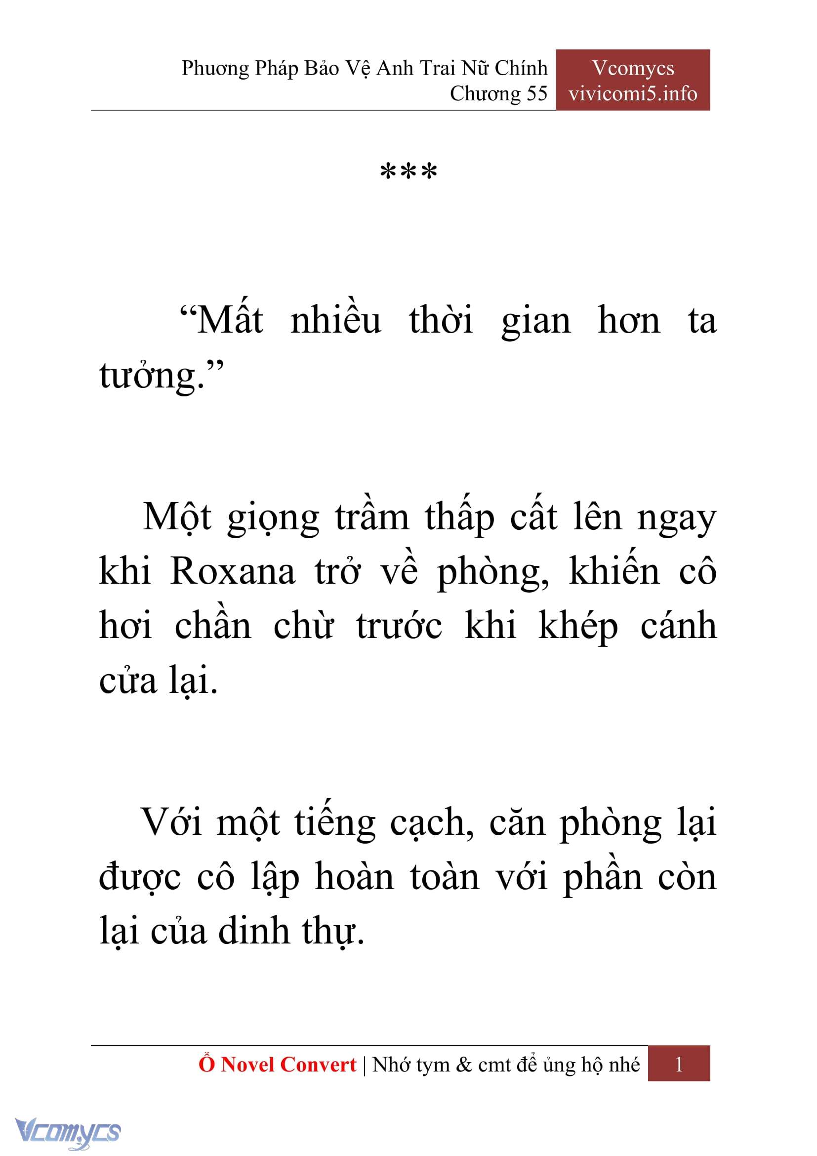 [Novel] Phương Pháp Bảo Vệ Anh Trai Nữ Chính Chap 55 - Trang 2
