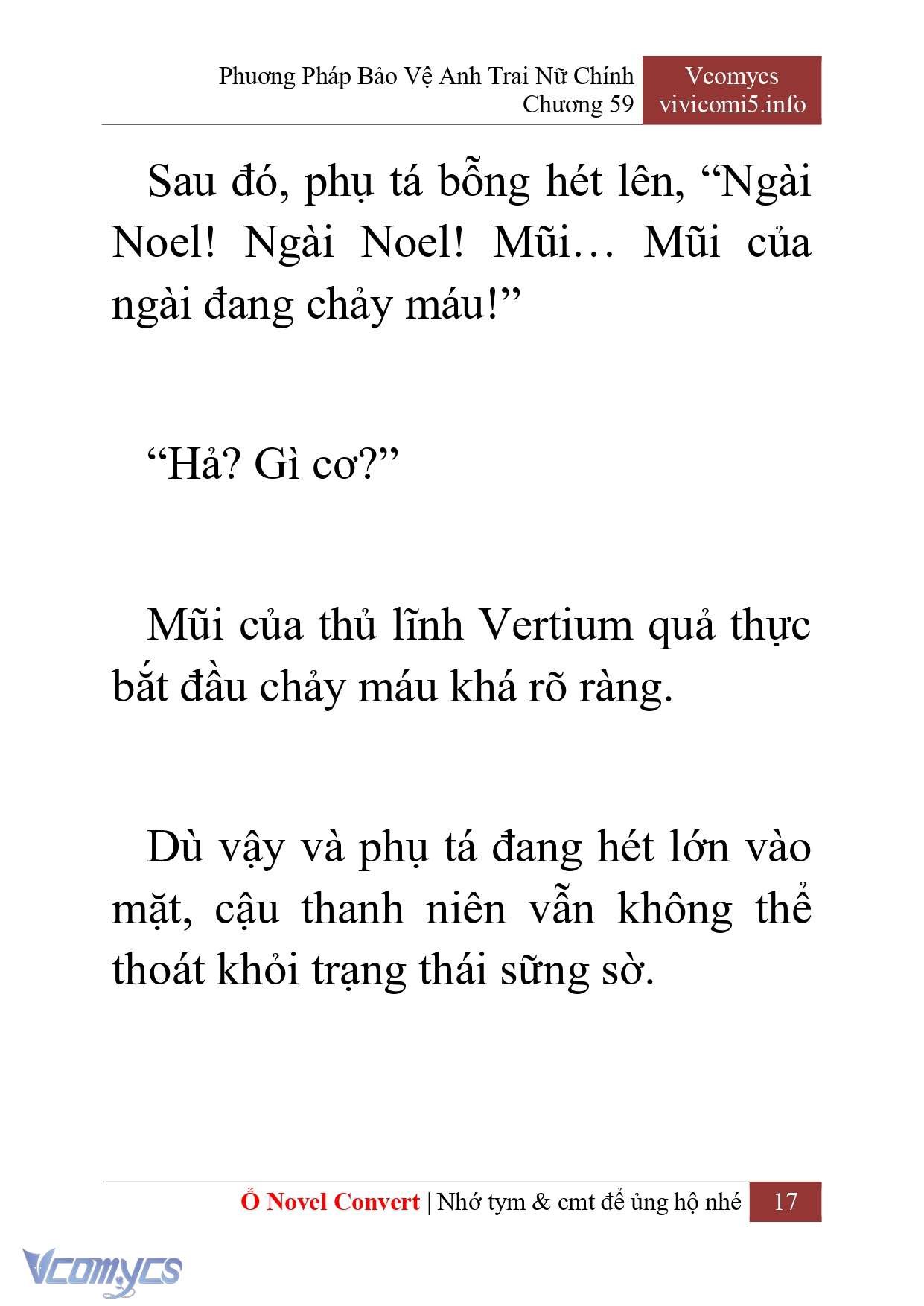 [Novel] Phương Pháp Bảo Vệ Anh Trai Nữ Chính Chap 59 - Trang 2
