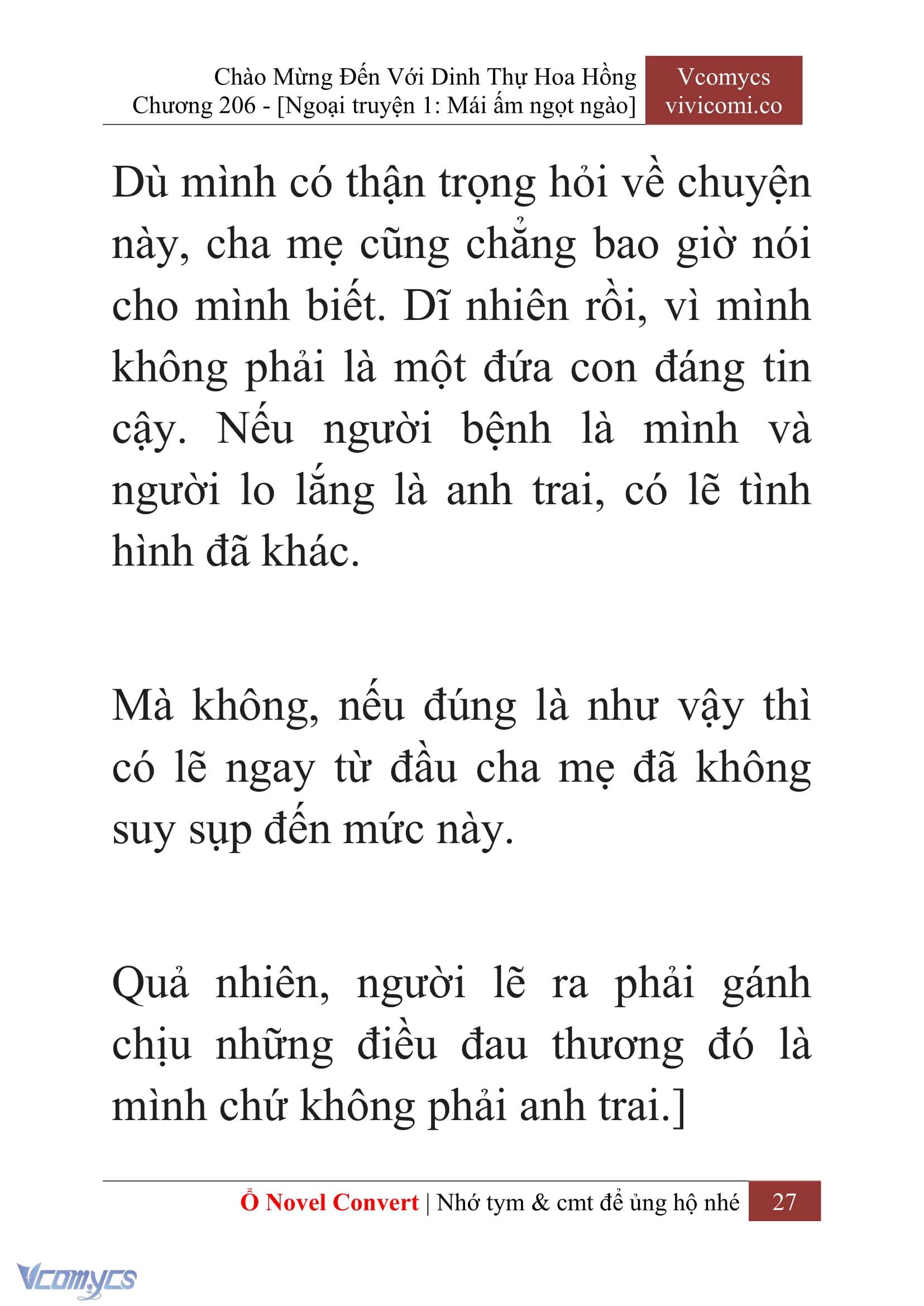 [Novel] Chào Mừng Đến Với Dinh Thự Hoa Hồng Chap 206 - Trang 2