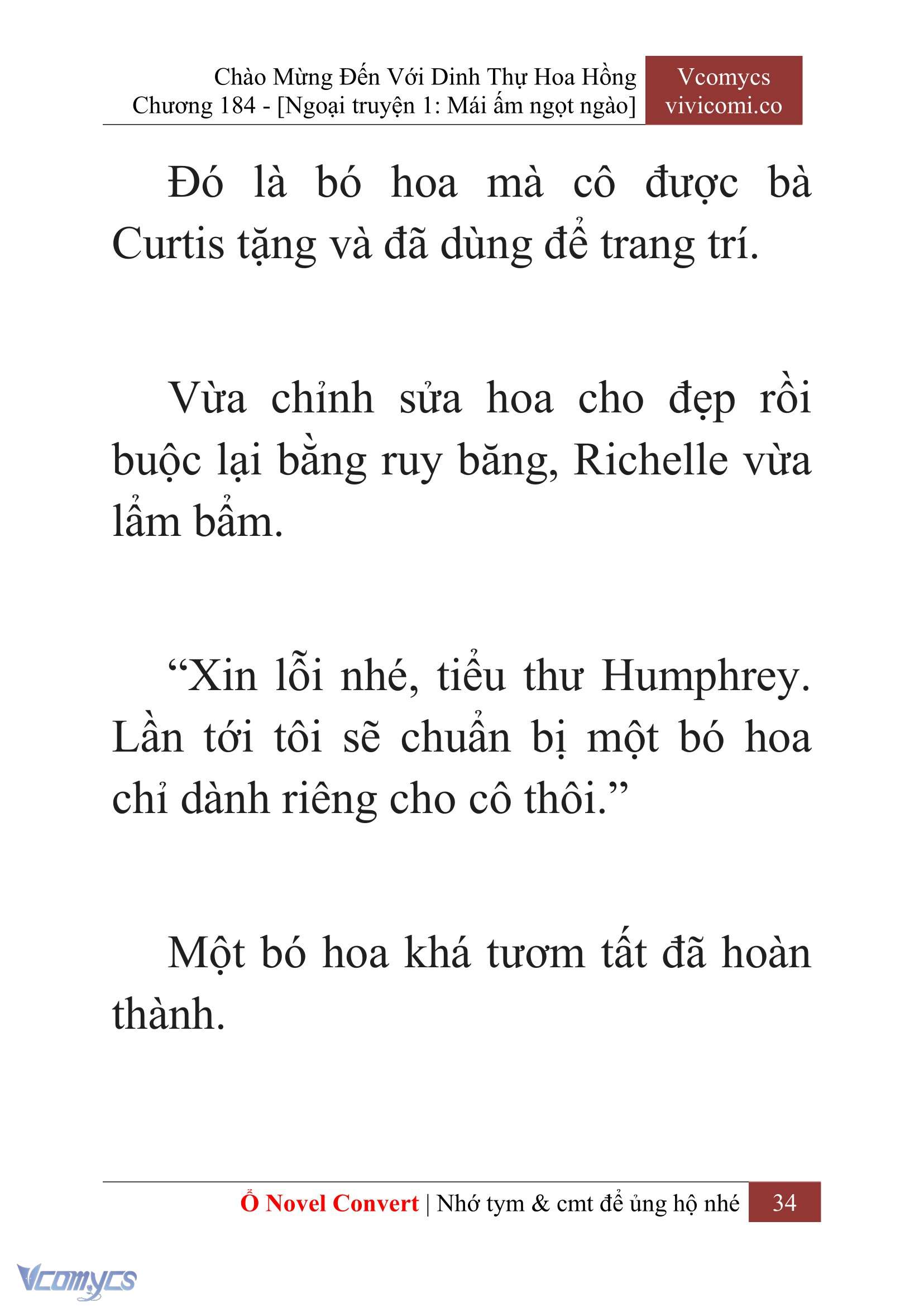 [Novel] Chào Mừng Đến Với Dinh Thự Hoa Hồng Chap 184 - Trang 2