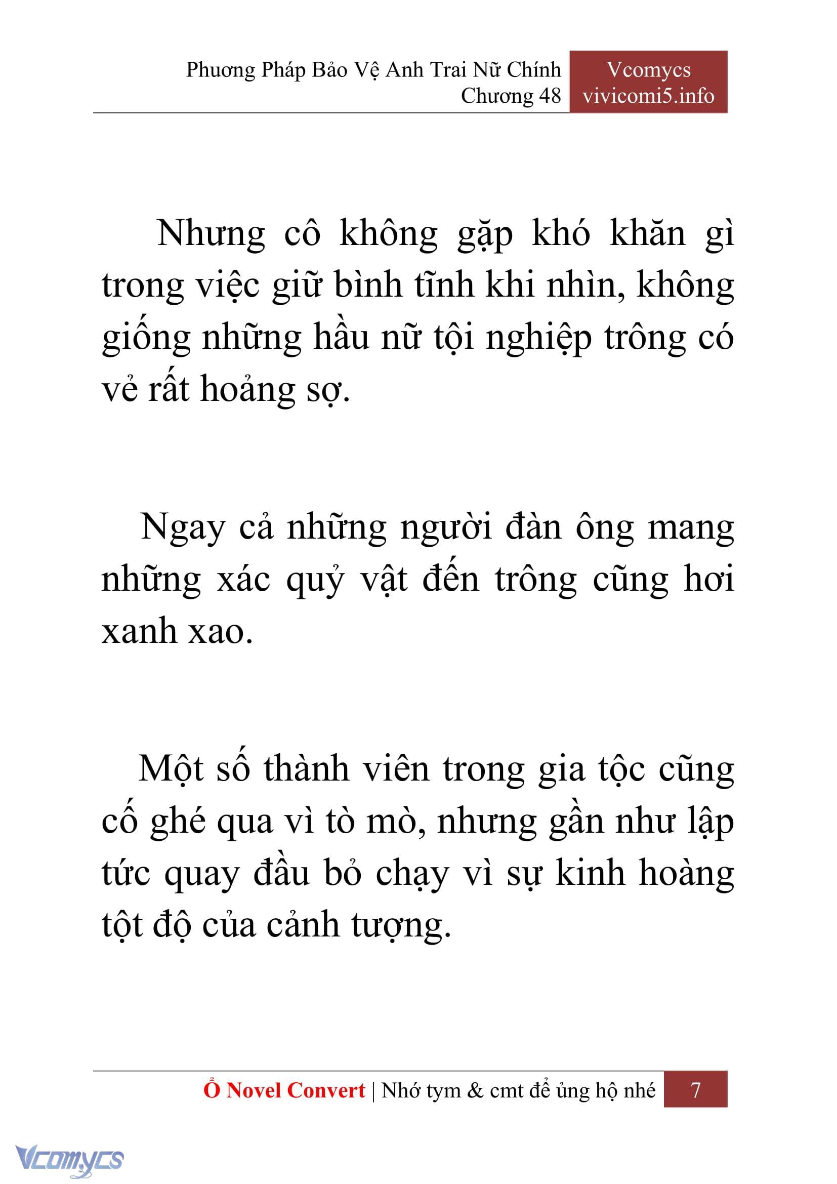 [Novel] Phương Pháp Bảo Vệ Anh Trai Nữ Chính Chap 48 - Trang 2
