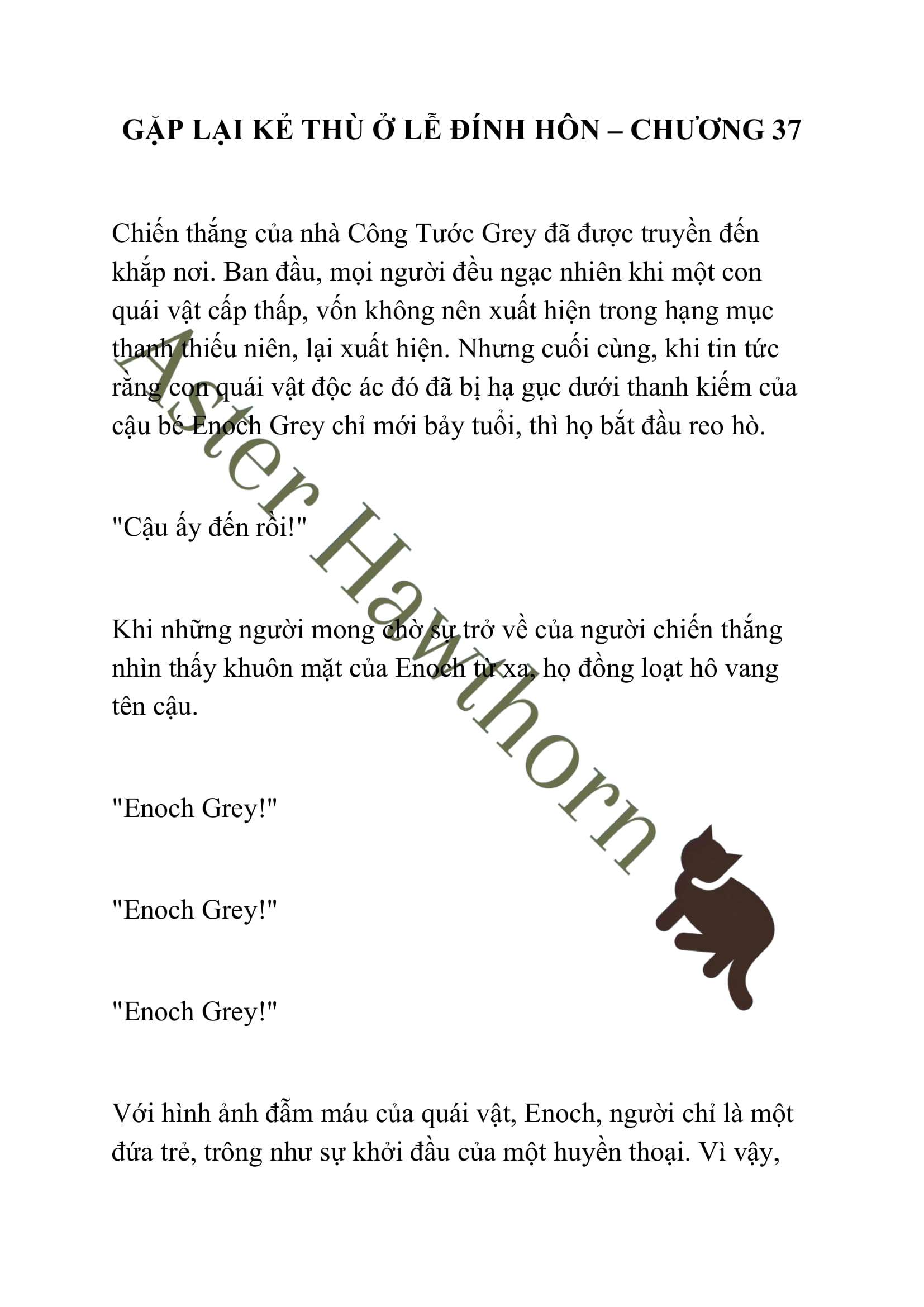 [NOVEL] Gặp Lại Kẻ Thù Ở Lễ Đính Hôn Chap 37 - Trang 2