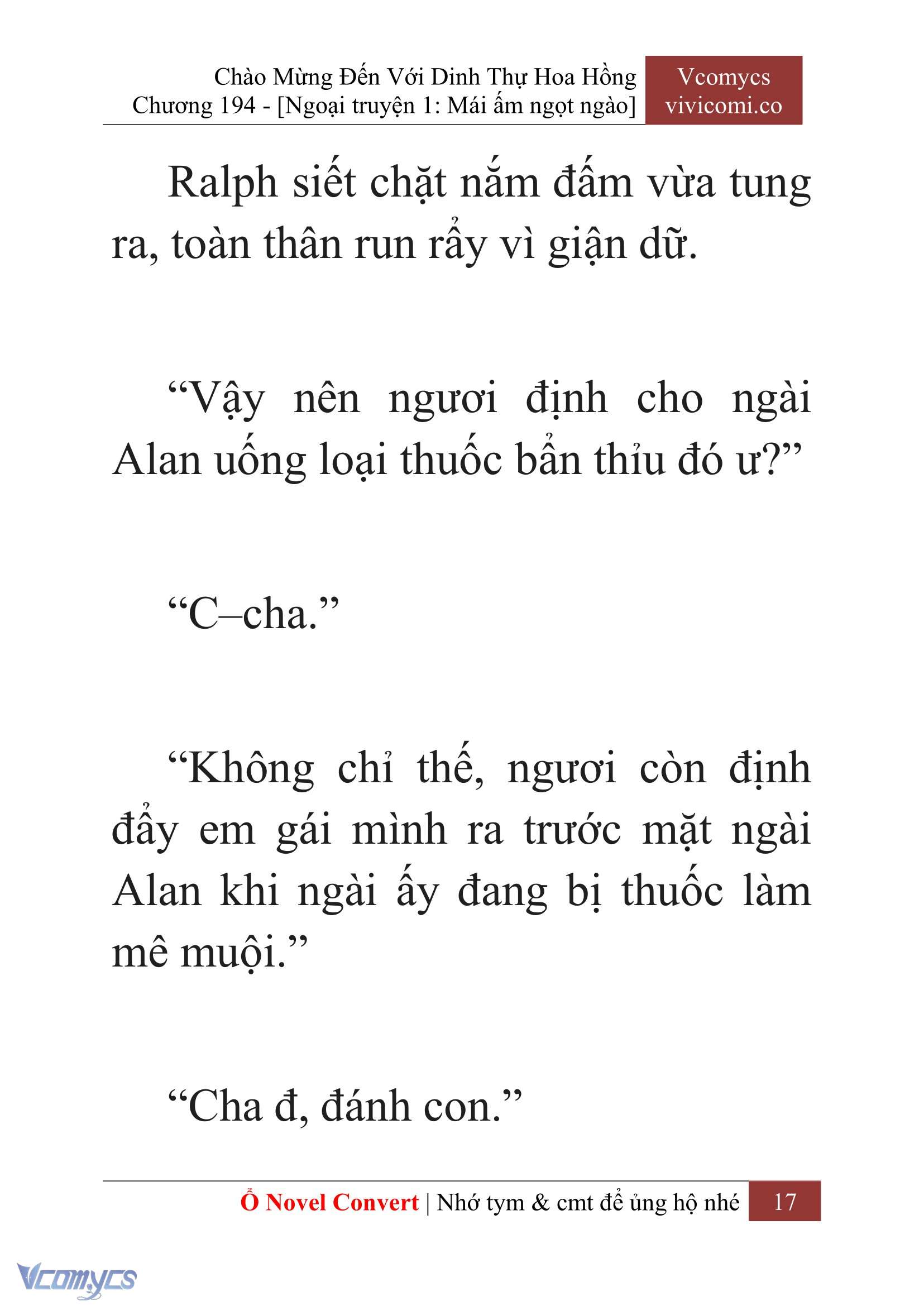 [Novel] Chào Mừng Đến Với Dinh Thự Hoa Hồng Chap 194 - Trang 2
