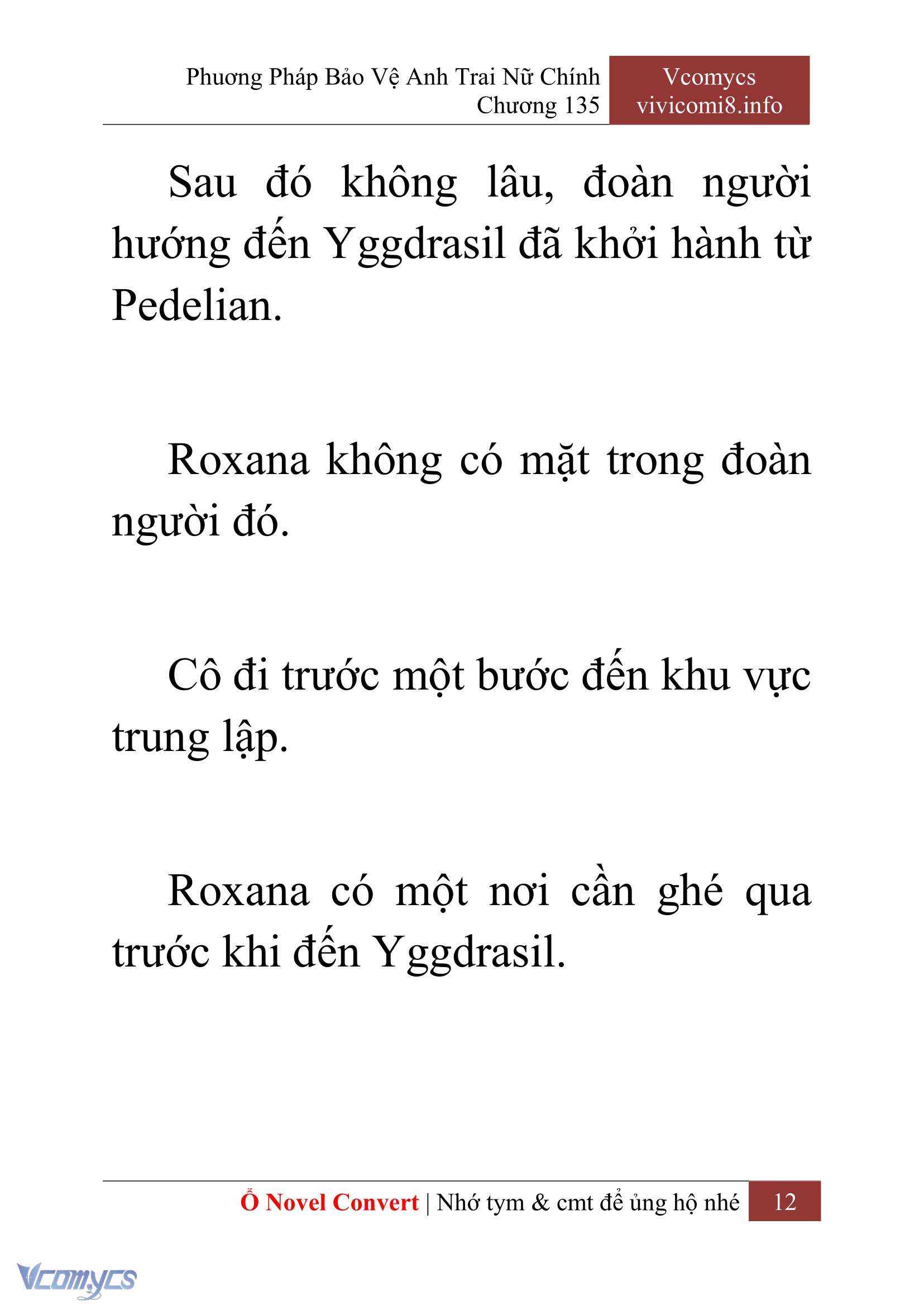 [Novel] Phương Pháp Bảo Vệ Anh Trai Nữ Chính Chap 135 - Trang 2