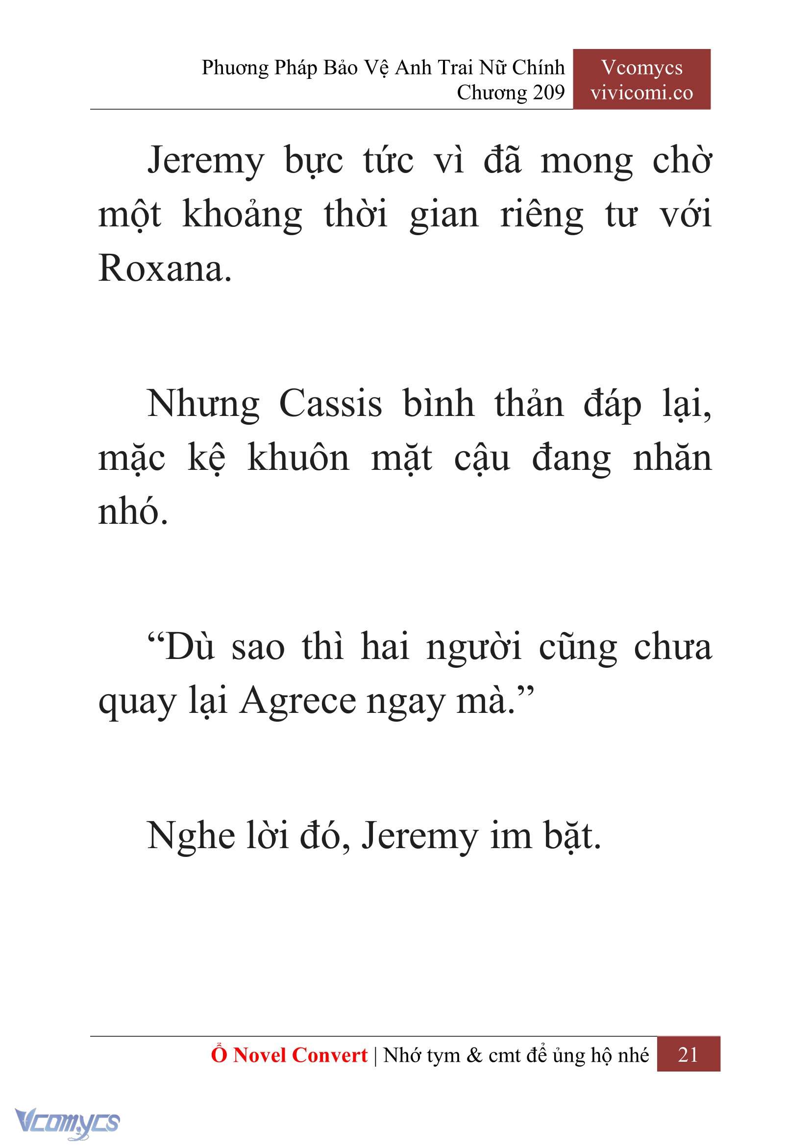 [Novel] Phương Pháp Bảo Vệ Anh Trai Nữ Chính Chap 209 - Trang 2