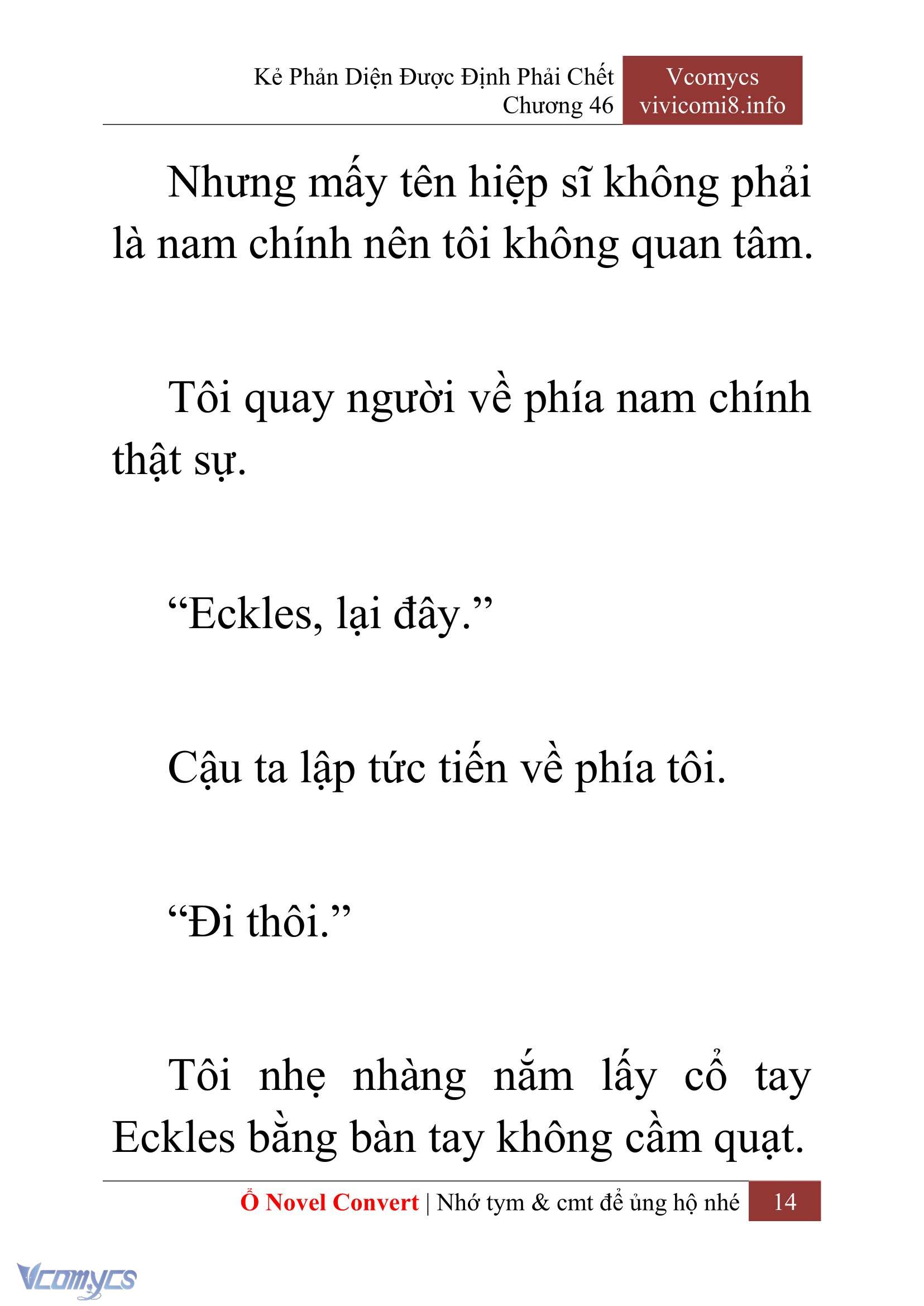 [Novel] Kẻ Phản Diện Được Định Phải Chết Chap 46 - Trang 2