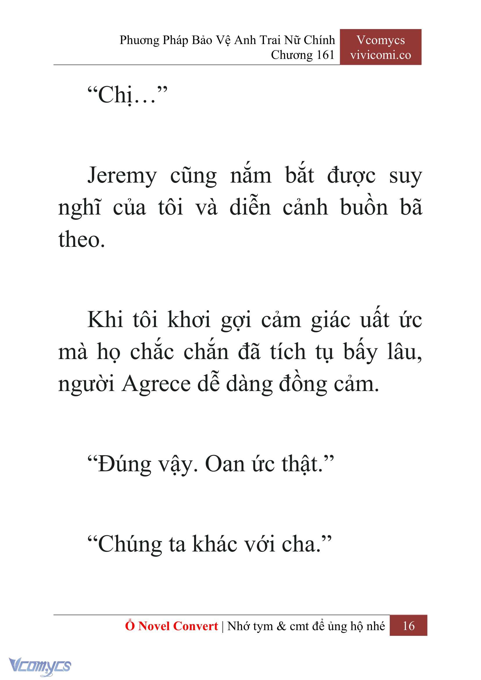 [Novel] Phương Pháp Bảo Vệ Anh Trai Nữ Chính Chap 161 - Trang 2