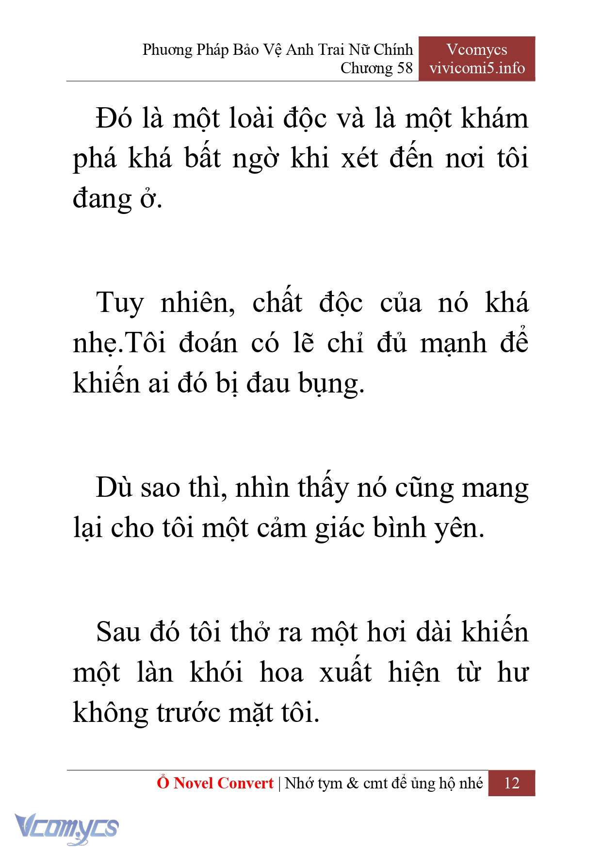 [Novel] Phương Pháp Bảo Vệ Anh Trai Nữ Chính Chap 58 - Trang 2
