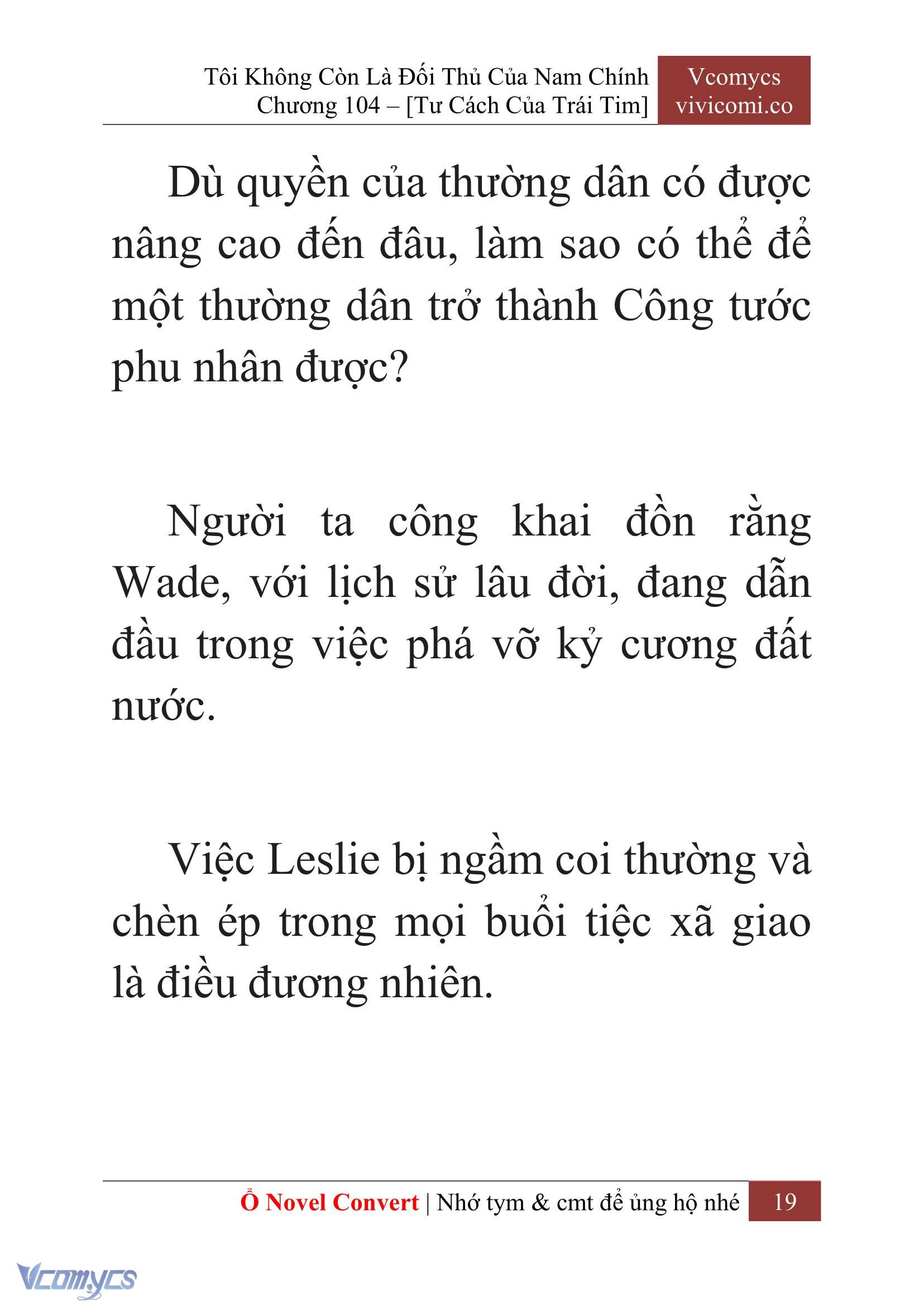 [Novel] Tôi Không Còn Là Đối Thủ Của Nam Chính Chap 104 - Trang 2