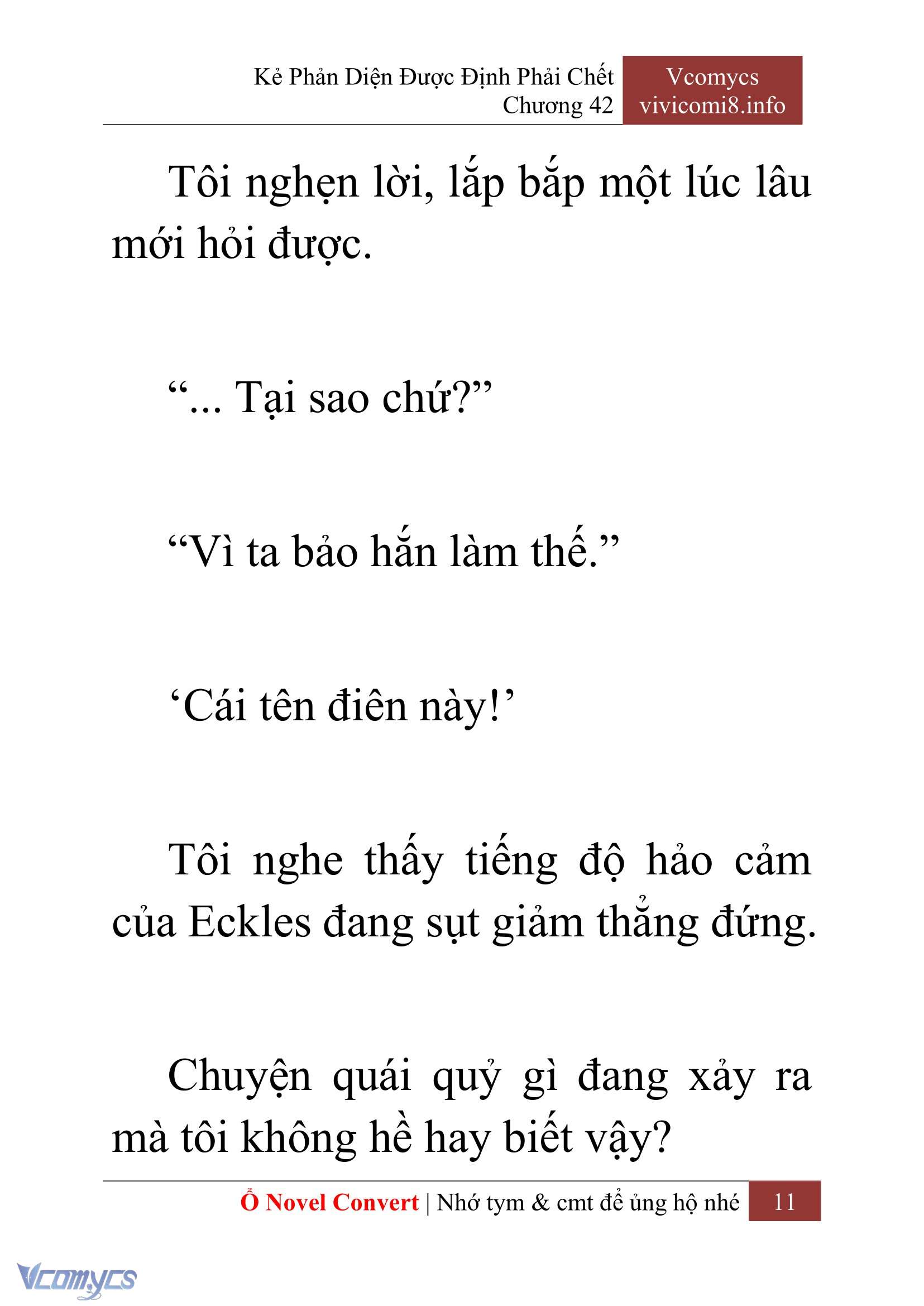 [Novel] Kẻ Phản Diện Được Định Phải Chết Chap 42 - Trang 2