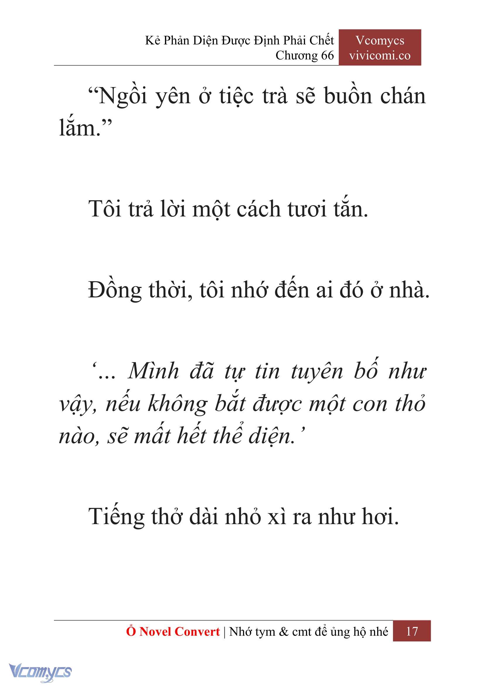 [Novel] Kẻ Phản Diện Được Định Phải Chết Chap 66 - Trang 2