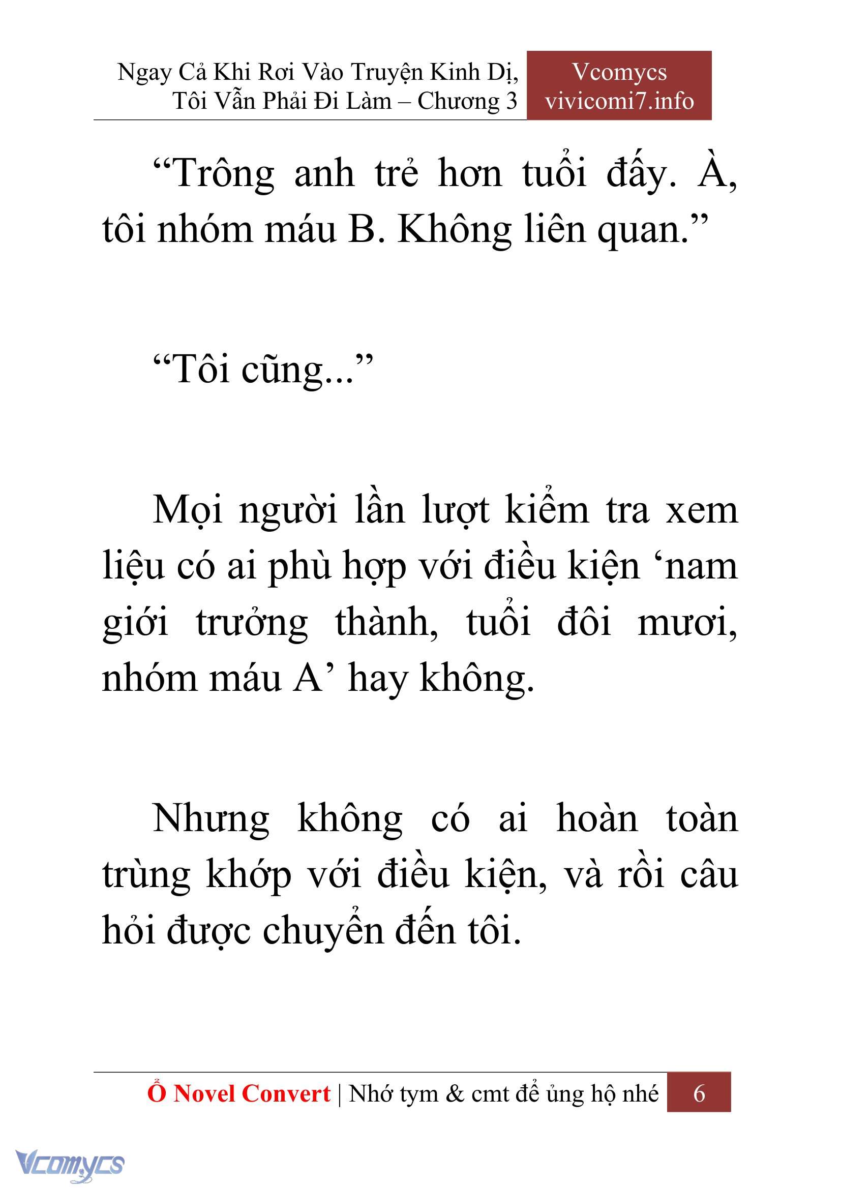 [Novel] Ngay Cả Khi Rơi Vào Truyện Kinh Dị, Tôi Vẫn Phải Đi Làm Chap 3 - Trang 2