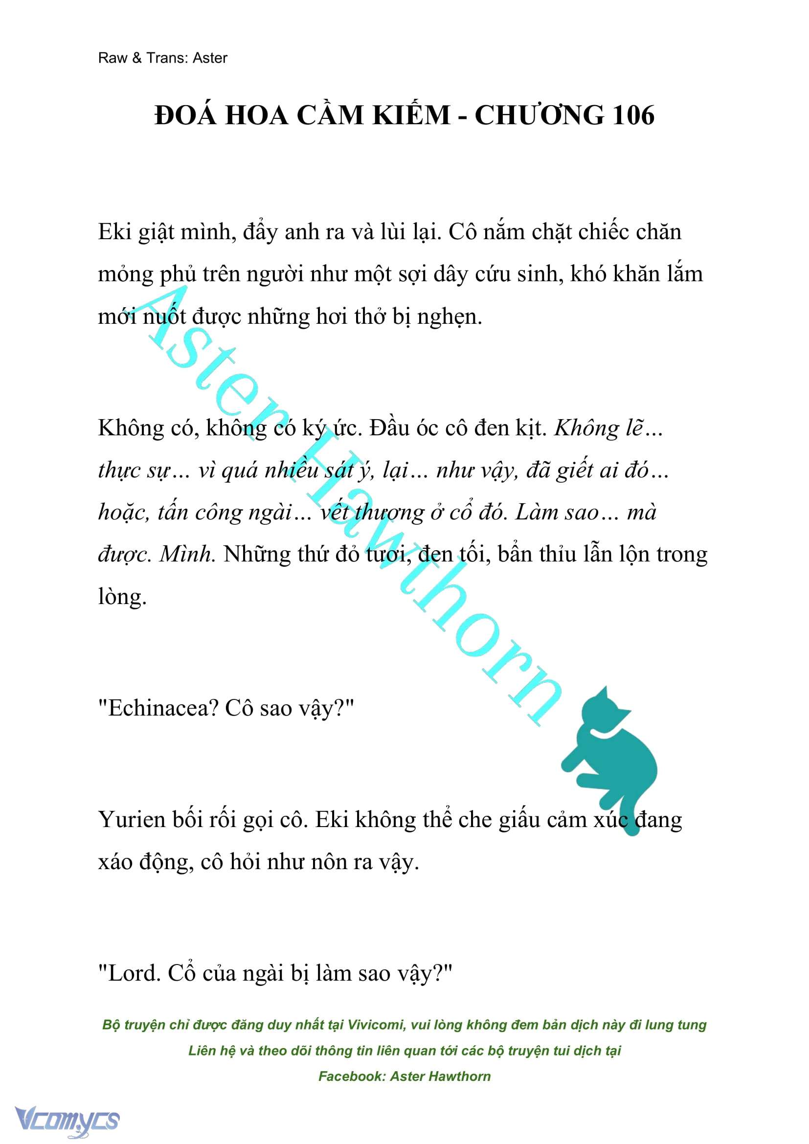 [NOVEL] Đóa Hoa Cầm Kiếm Chap 106 - Next Chap 107