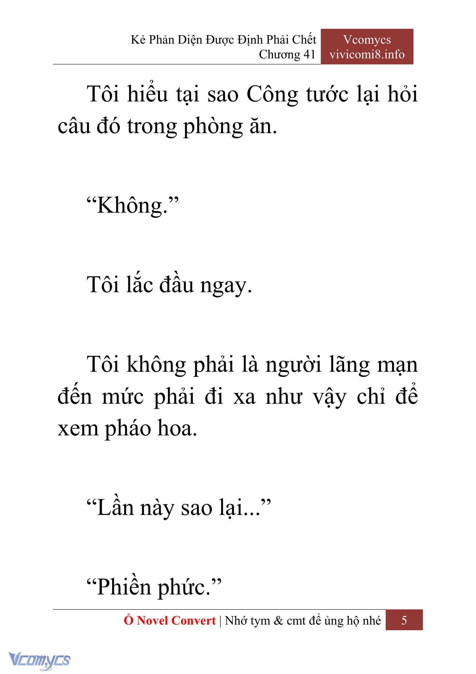 [Novel] Kẻ Phản Diện Được Định Phải Chết Chap 41 - Trang 2
