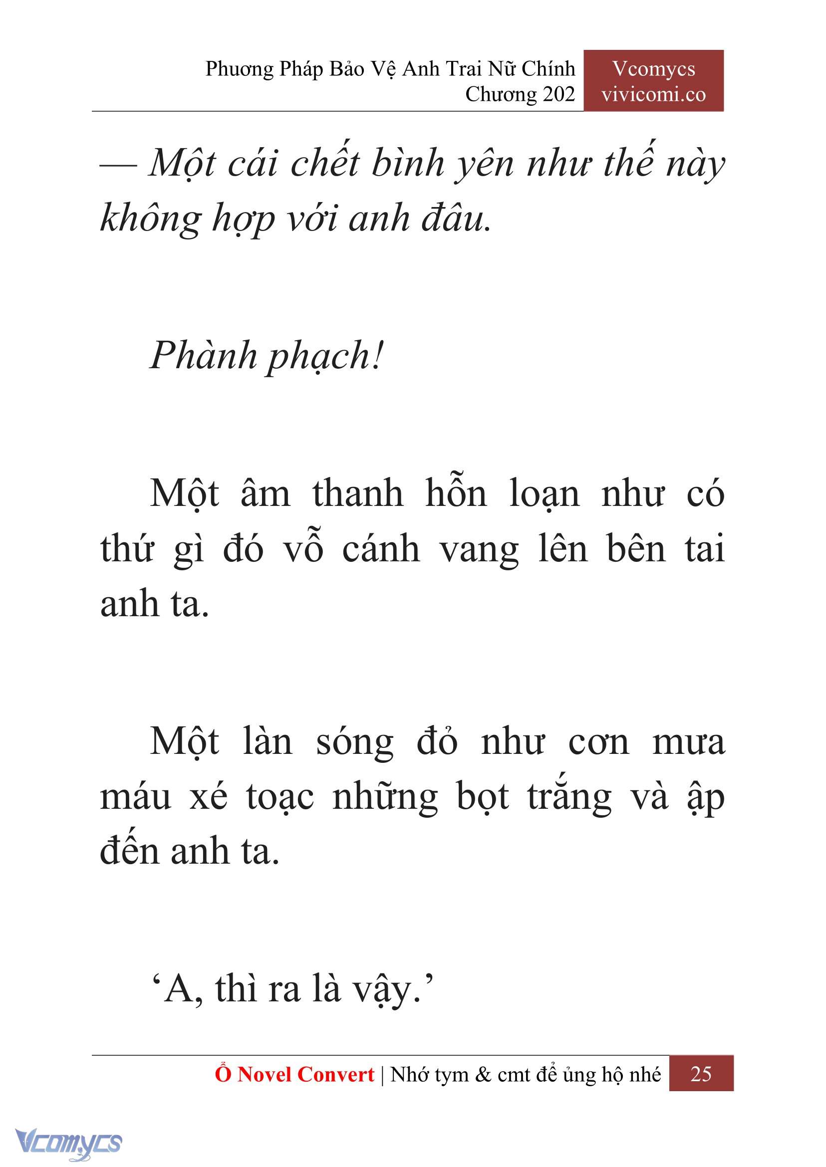[Novel] Phương Pháp Bảo Vệ Anh Trai Nữ Chính Chap 202 - Trang 2