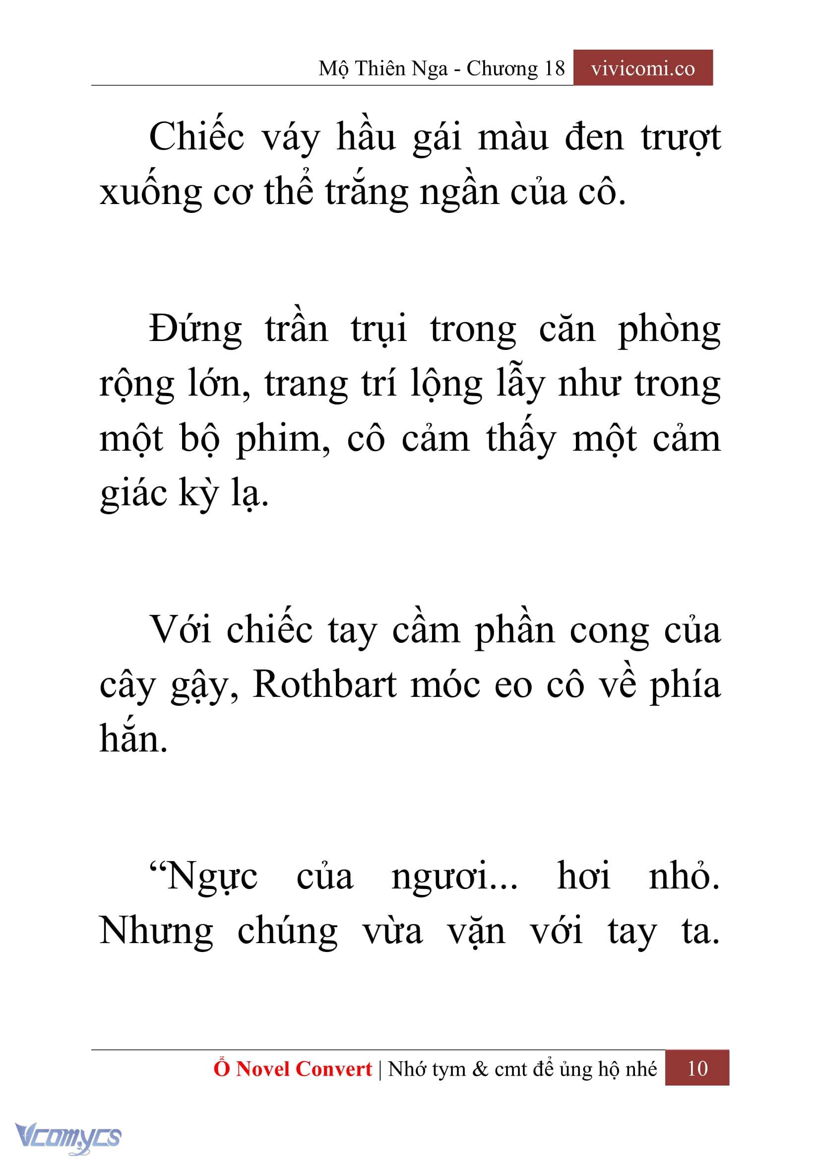 [Novel] Mộ Thiên Nga Chap 18 - Trang 2