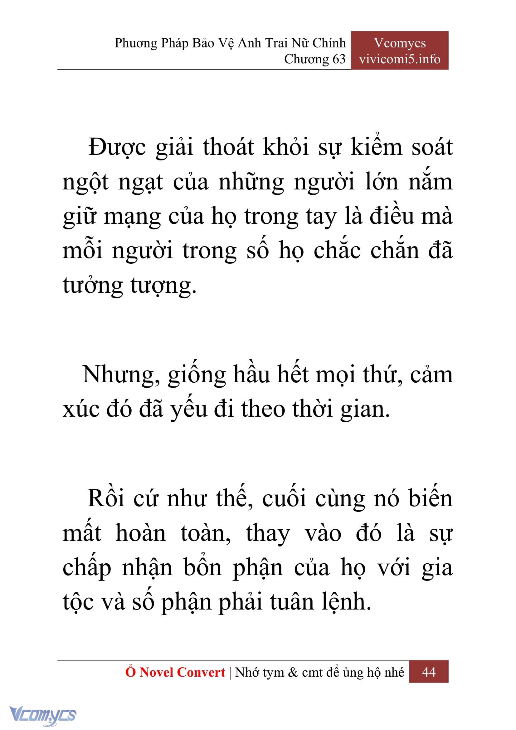 [Novel] Phương Pháp Bảo Vệ Anh Trai Nữ Chính Chap 63 - Trang 2