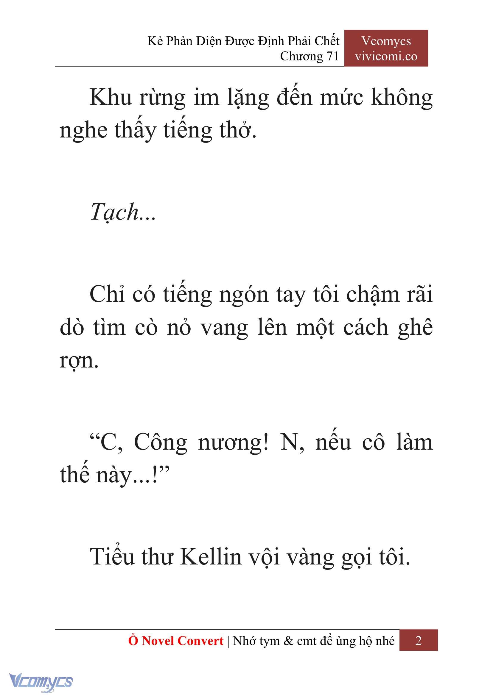 [Novel] Kẻ Phản Diện Được Định Phải Chết Chap 71 - Next Chap 72