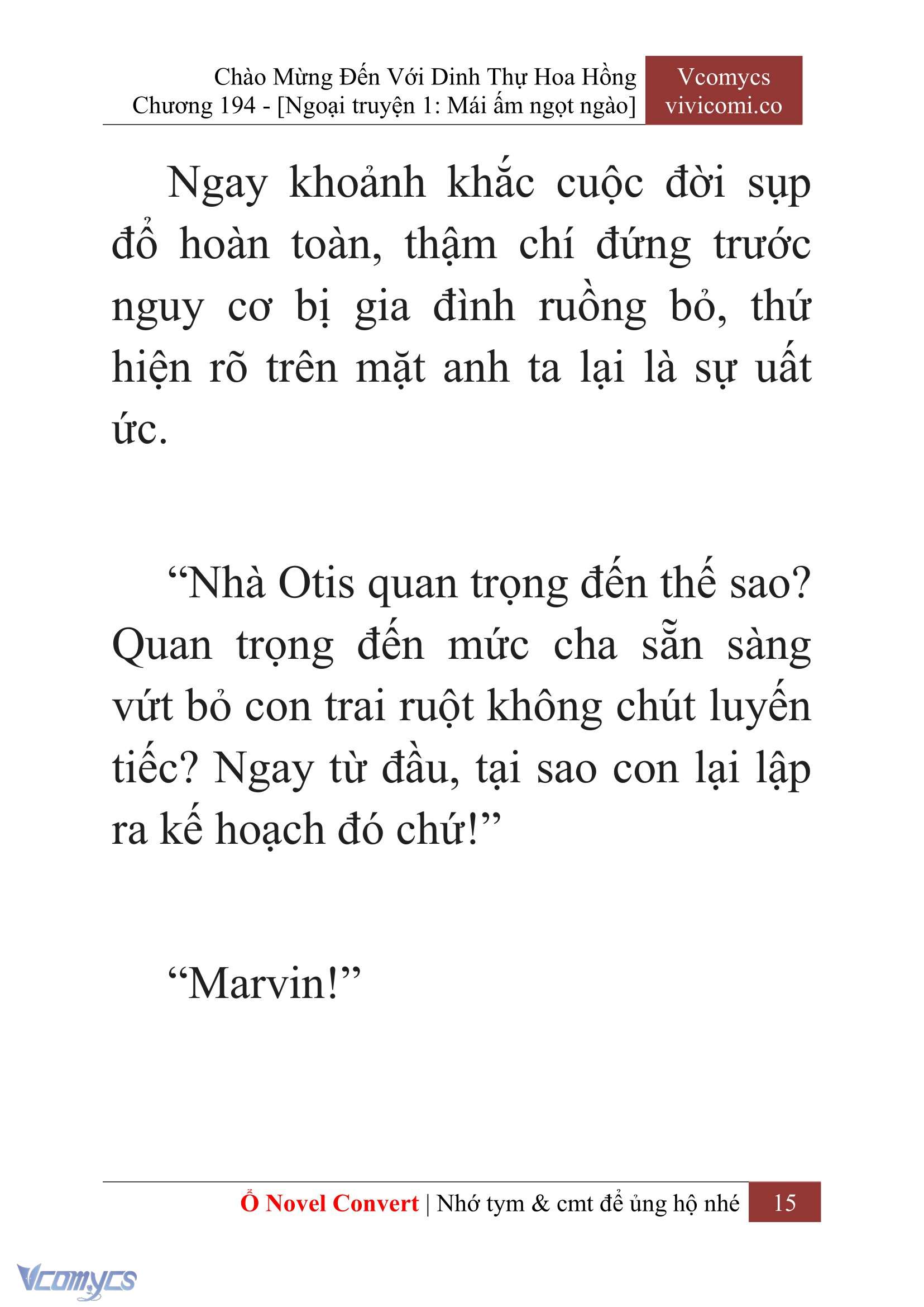 [Novel] Chào Mừng Đến Với Dinh Thự Hoa Hồng Chap 194 - Trang 2