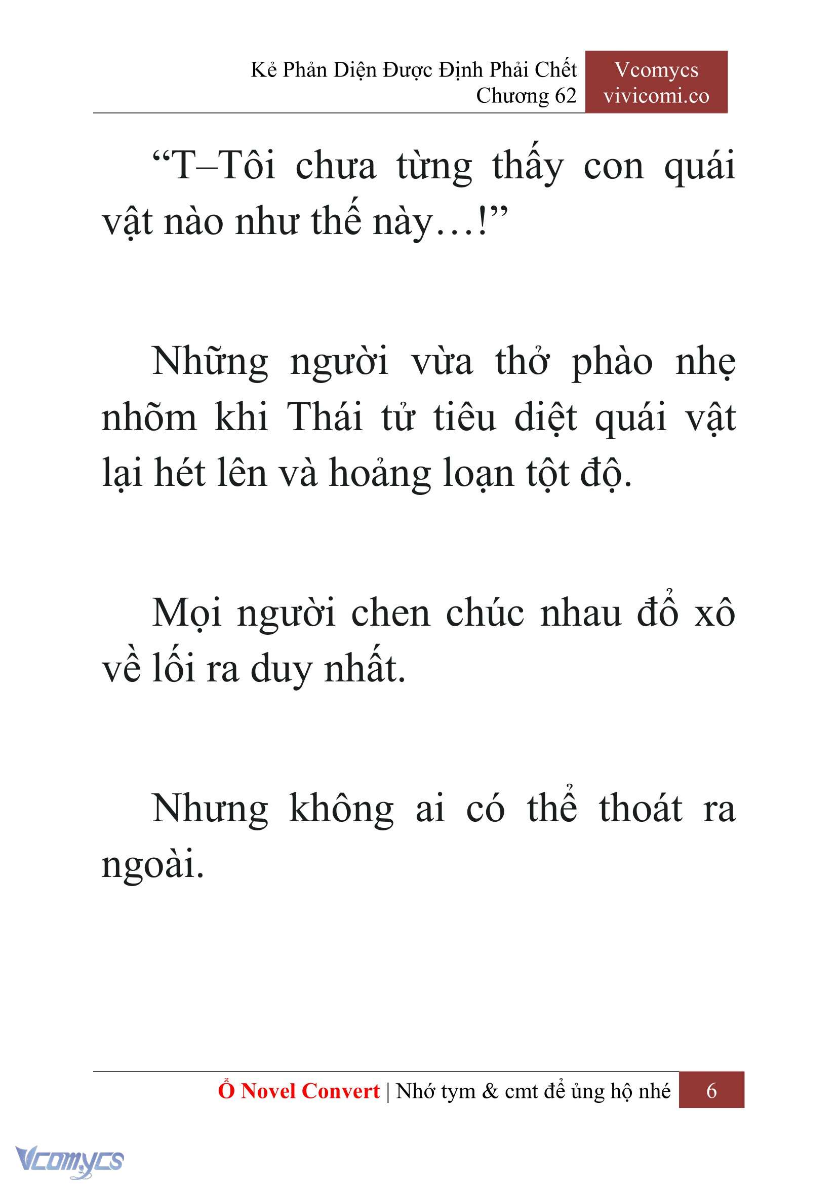 [Novel] Kẻ Phản Diện Được Định Phải Chết Chap 62 - Trang 2