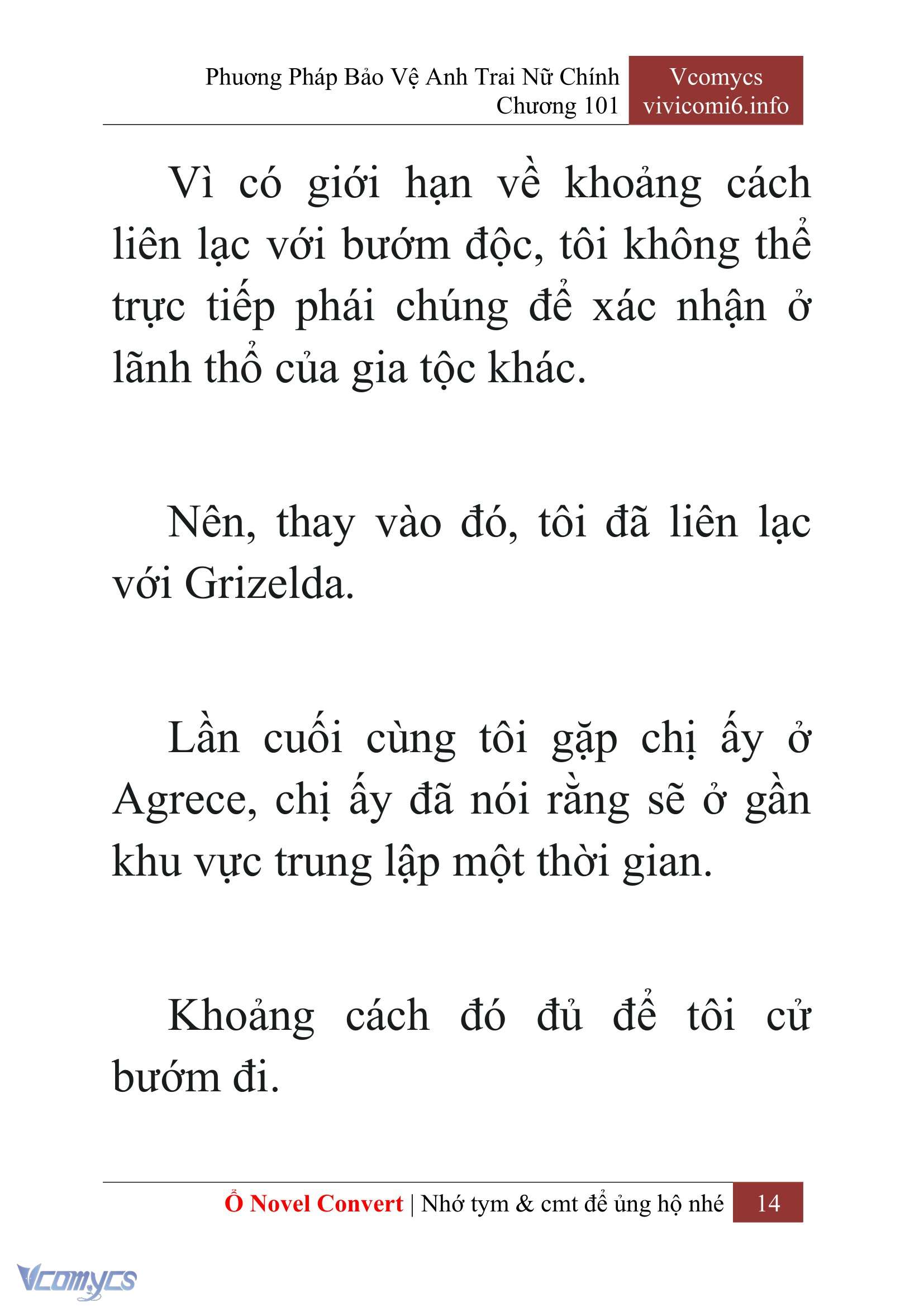 [Novel] Phương Pháp Bảo Vệ Anh Trai Nữ Chính Chap 101 - Trang 2